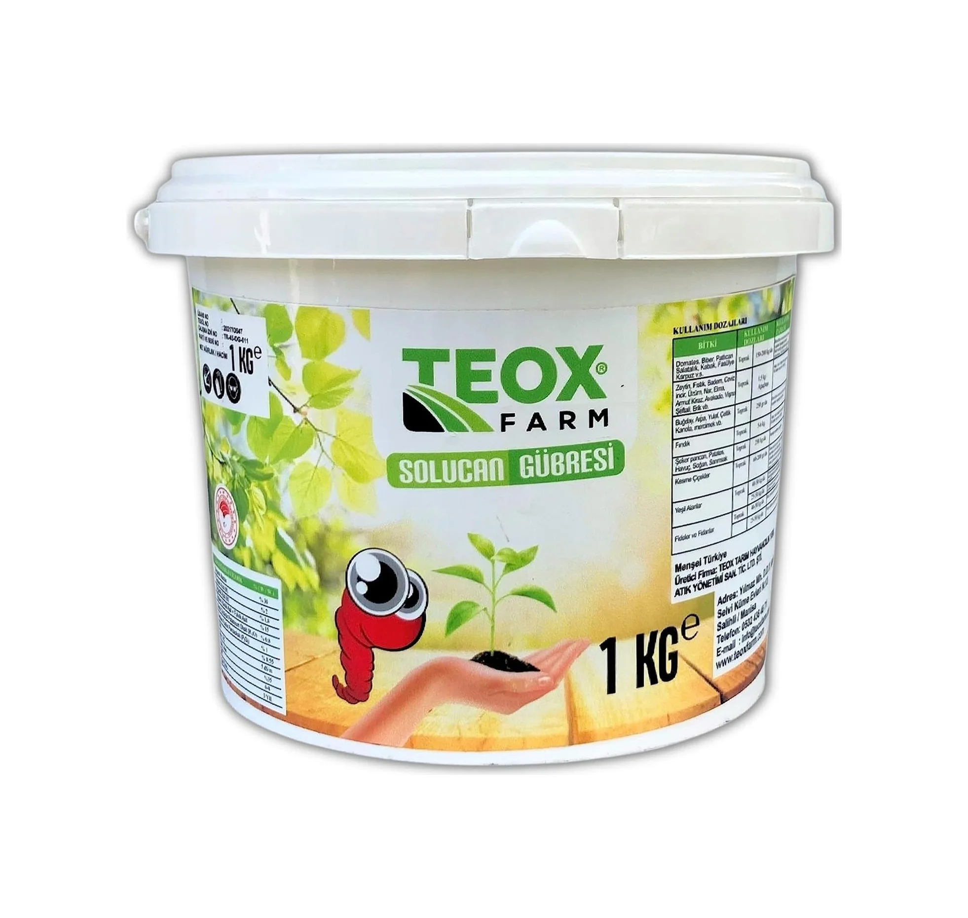 Lexroo Teoxfarm -katı Solucan Gübresi-1kg 1 KG Lexroo Teoxfarm -katı Solucan Gübresi-1kg 1 KG