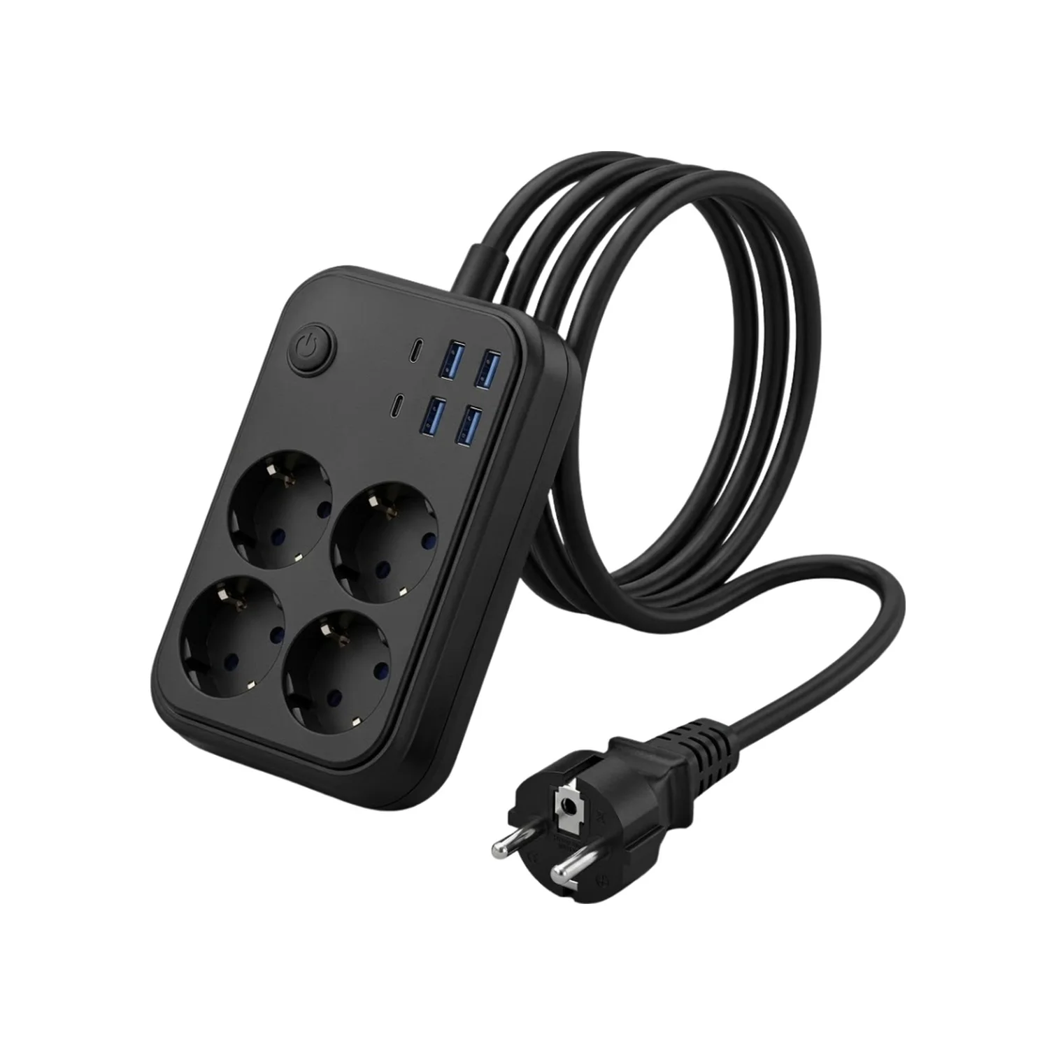 Lexroo Termal Korumalı Uzatma Kablosu 4 Priz Usb Ve Type C Çoklu Şarj İstasyonu Diğer Lexroo Termal Korumalı Uzatma Kablosu 4 Priz Usb Ve Type C Çoklu Şarj İstasyonu Diğer