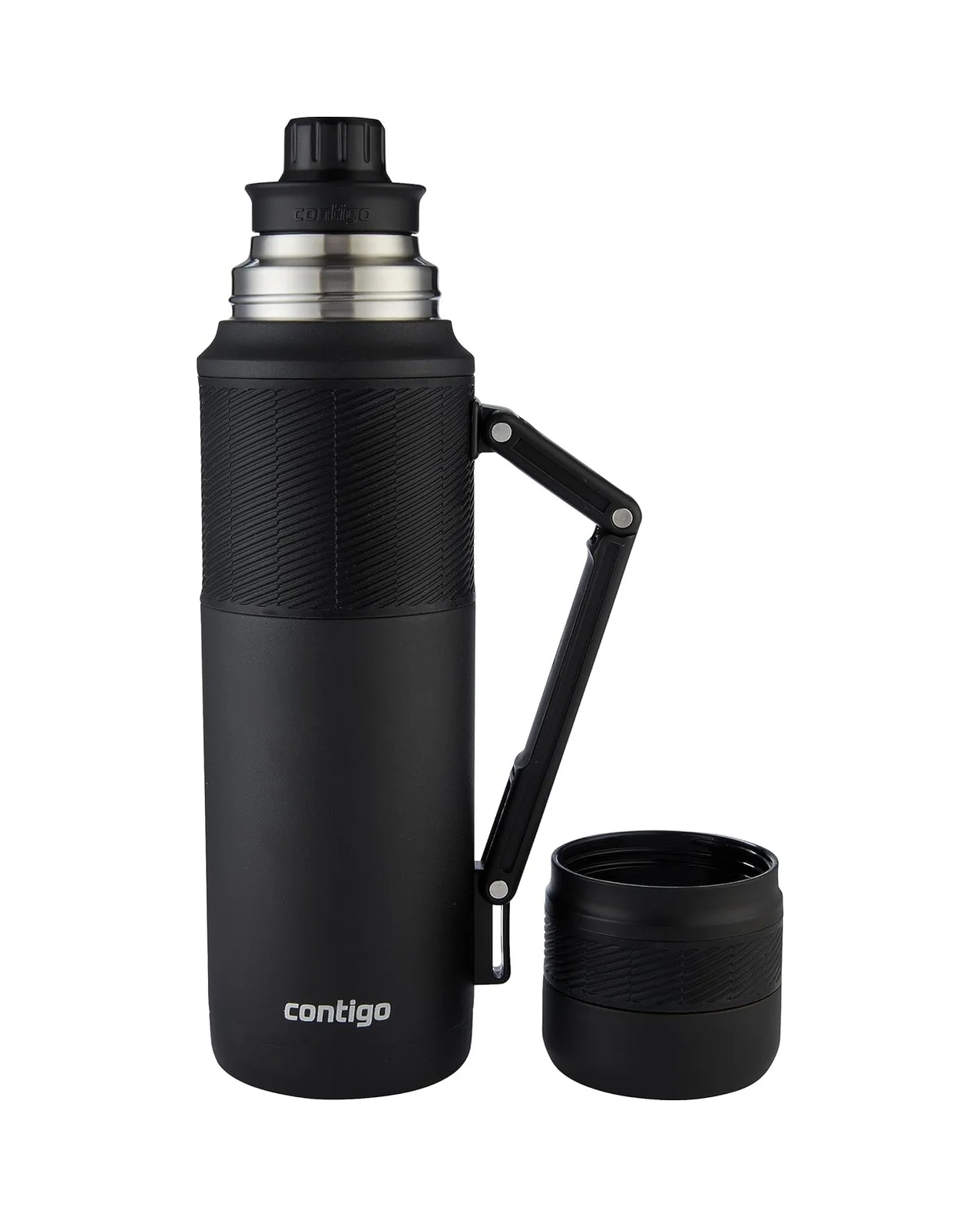 Lexroo Thermal Bardaklı Çelik Termos 1.2l Siyah Lexroo Thermal Bardaklı Çelik Termos 1.2l Siyah