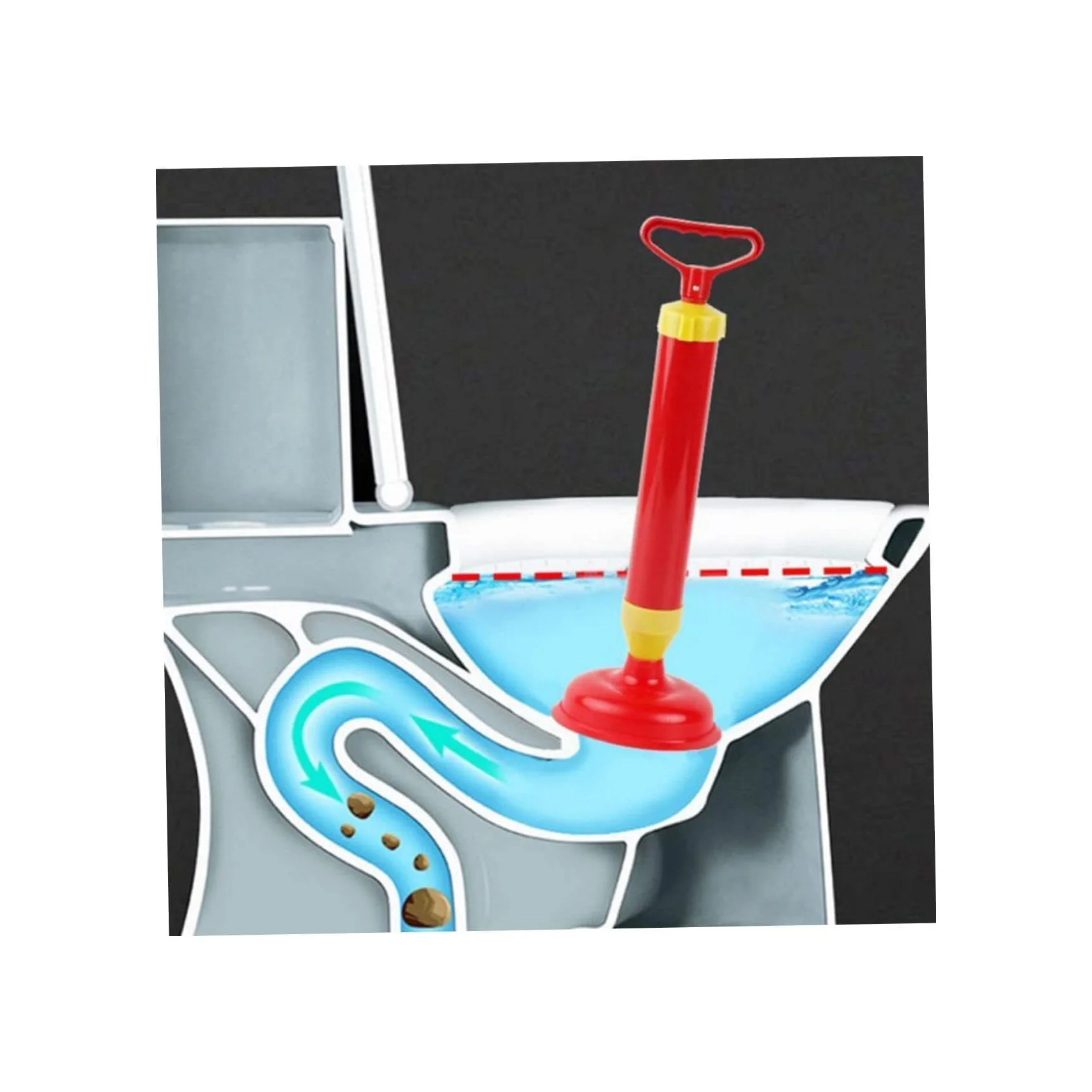Lexroo Tıkanıklık Açma Makinesi Gider Borusu Açma Temizleme Pompası Aparatı Mutfak Banyo Drenaj Standart Lexroo Tıkanıklık Açma Makinesi Gider Borusu Açma Temizleme Pompası Aparatı Mutfak Banyo Drenaj Standart