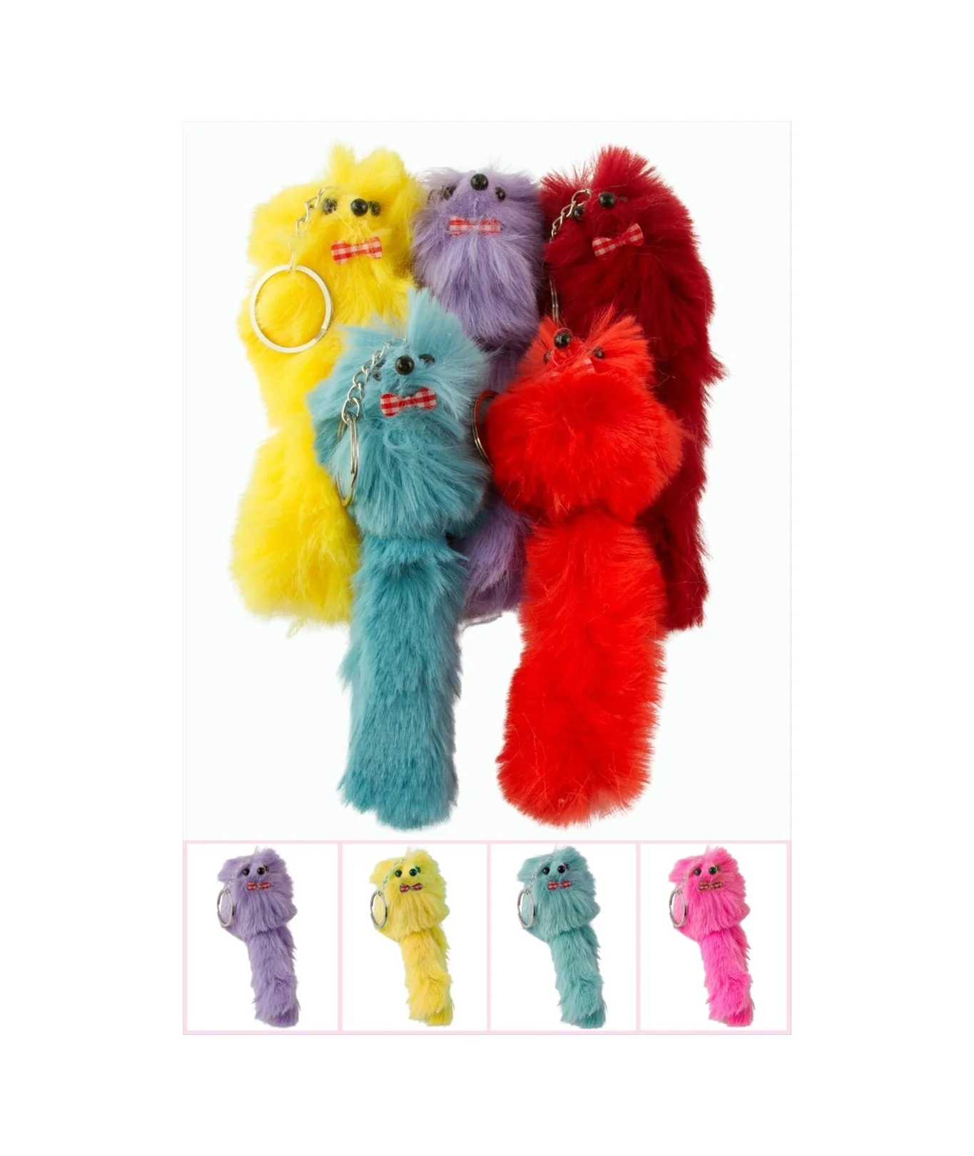 Lexroo Tilki Peluş Çanta Anahtarlık - Ebruli Lexroo Tilki Peluş Çanta Anahtarlık - Ebruli