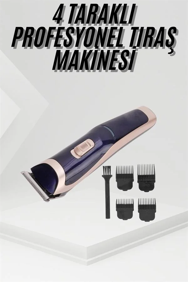 Lexroo Tıraş Makinesi 4 Başlıklı Paslanmaz Çelik Bıçaklı Tüm Saç Tiplerine Uygun Lexroo Tıraş Makinesi 4 Başlıklı Paslanmaz Çelik Bıçaklı Tüm Saç Tiplerine Uygun