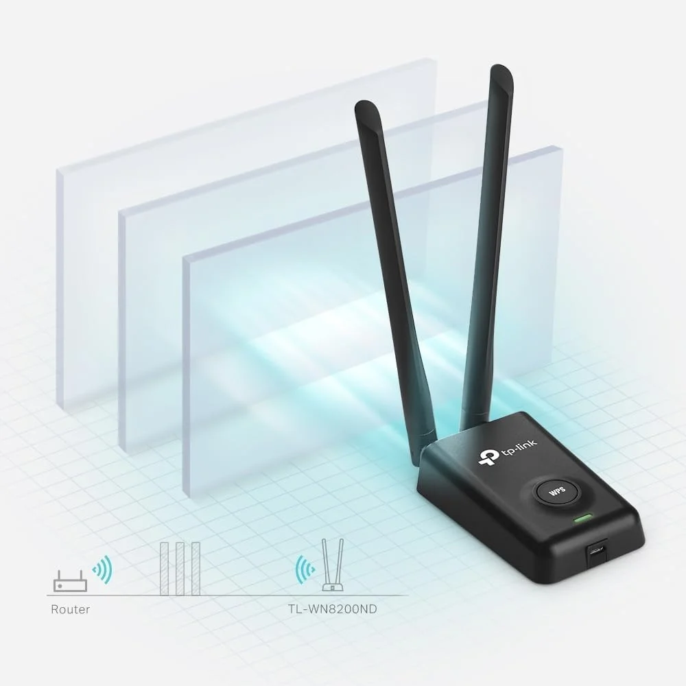 Lexroo Tl-wn8200nd, 300mbps High Power Wireless Usb Adapter Lexroo Tl-wn8200nd, 300mbps High Power Wireless Usb Adapter