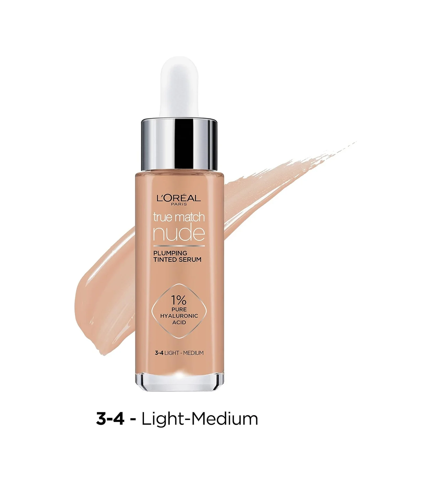 Lexroo True Match Nude Serum Fondöten 3-4 Light Medium, 30 Ml Lexroo True Match Nude Serum Fondöten 3-4 Light Medium, 30 Ml