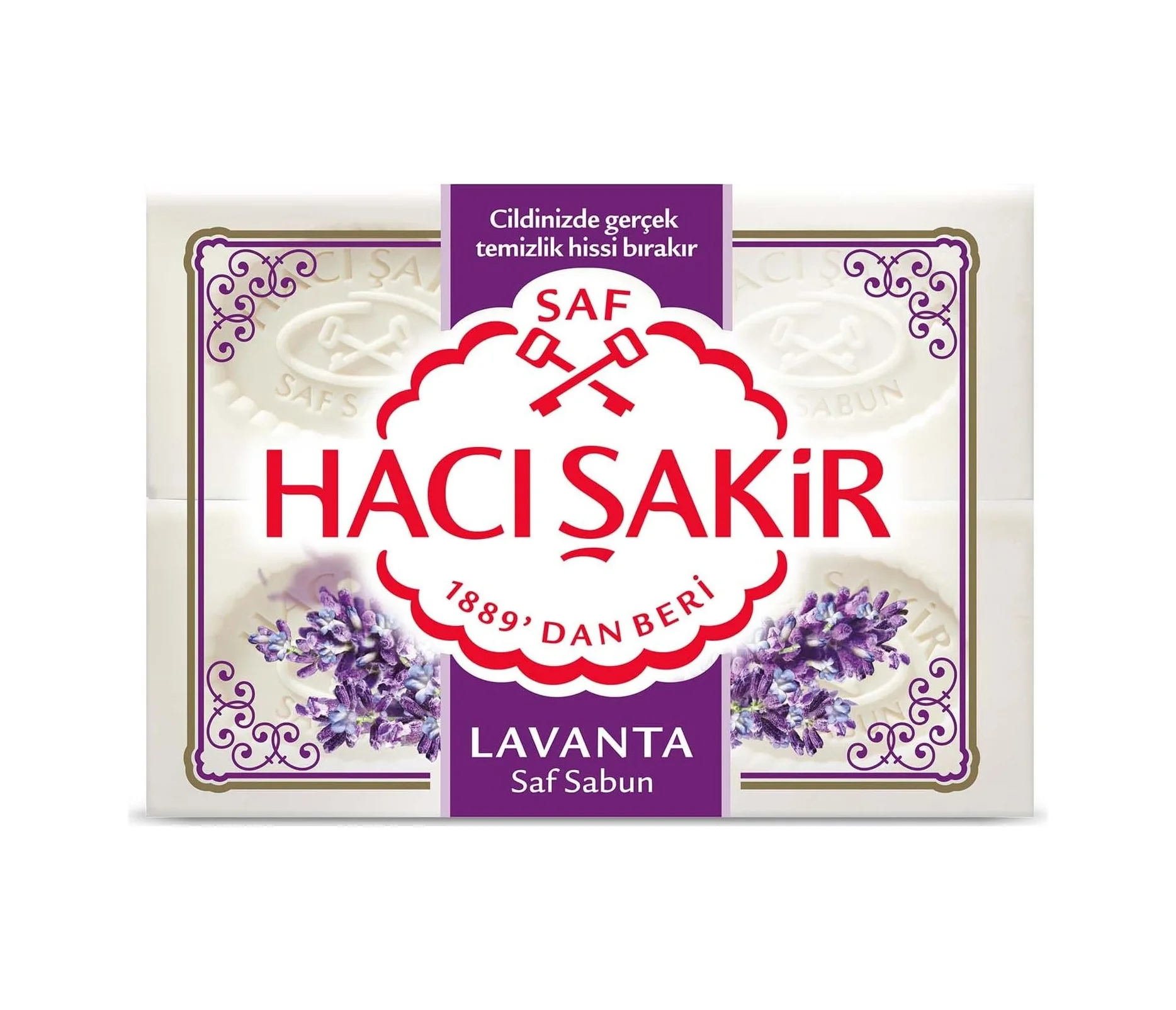 Lexroo Tukıma Lavanta Kalıp Sabun 4 Adet Beyaz sabun Lexroo Tukıma Lavanta Kalıp Sabun 4 Adet Beyaz sabun