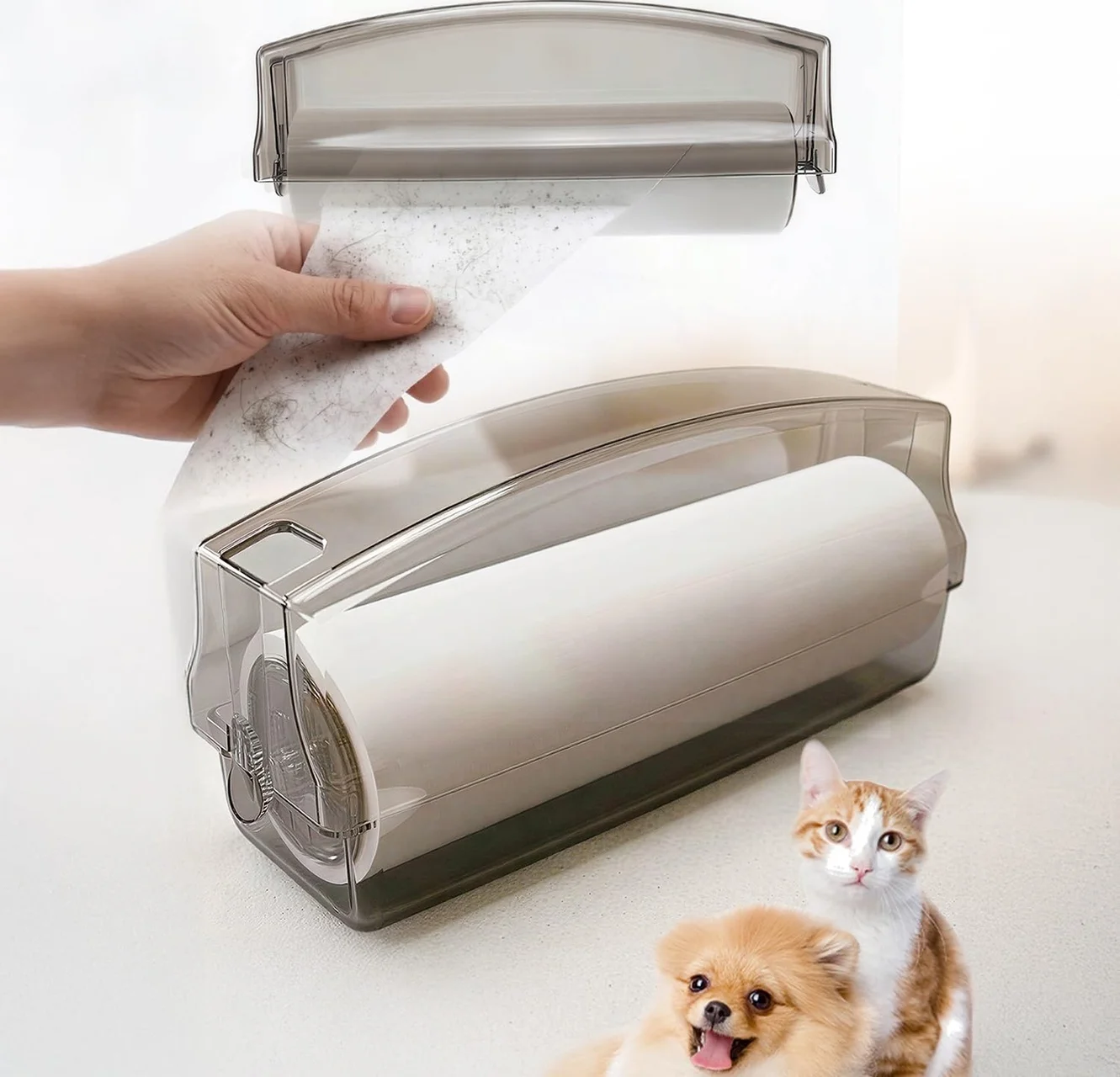 Lexroo Tüy Toplayıcı Rulo, Tüy Toplama Rulosu, Kedi Tüy Toplayıcı, Kedi Ve Köpek Kıl Temizleyici Lexroo Tüy Toplayıcı Rulo, Tüy Toplama Rulosu, Kedi Tüy Toplayıcı, Kedi Ve Köpek Kıl Temizleyici