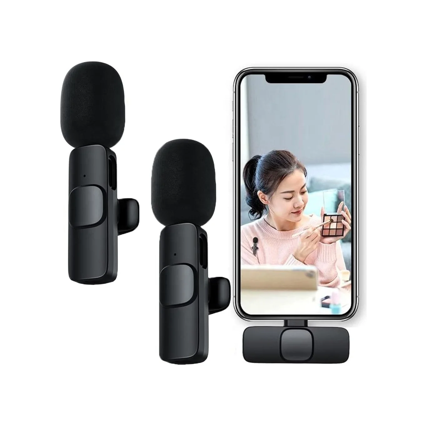 Lexroo Type-c 2 Adet Mikrofonlu Tek Alıcılı Kablosuz Cep Telefonu İçin Usb C Girişli Gürültü Lexroo Type-c 2 Adet Mikrofonlu Tek Alıcılı Kablosuz Cep Telefonu İçin Usb C Girişli Gürültü