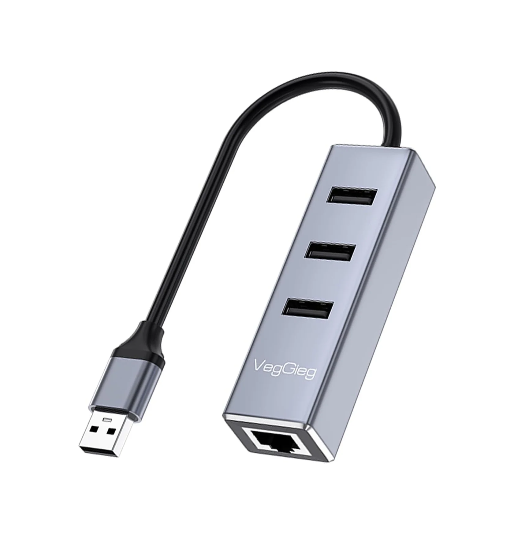 Lexroo Usb 2.0 To 100mbps Ethernet Çevirici Ve 3 Portlu Usb Hub Çoklayıcı Lexroo Usb 2.0 To 100mbps Ethernet Çevirici Ve 3 Portlu Usb Hub Çoklayıcı
