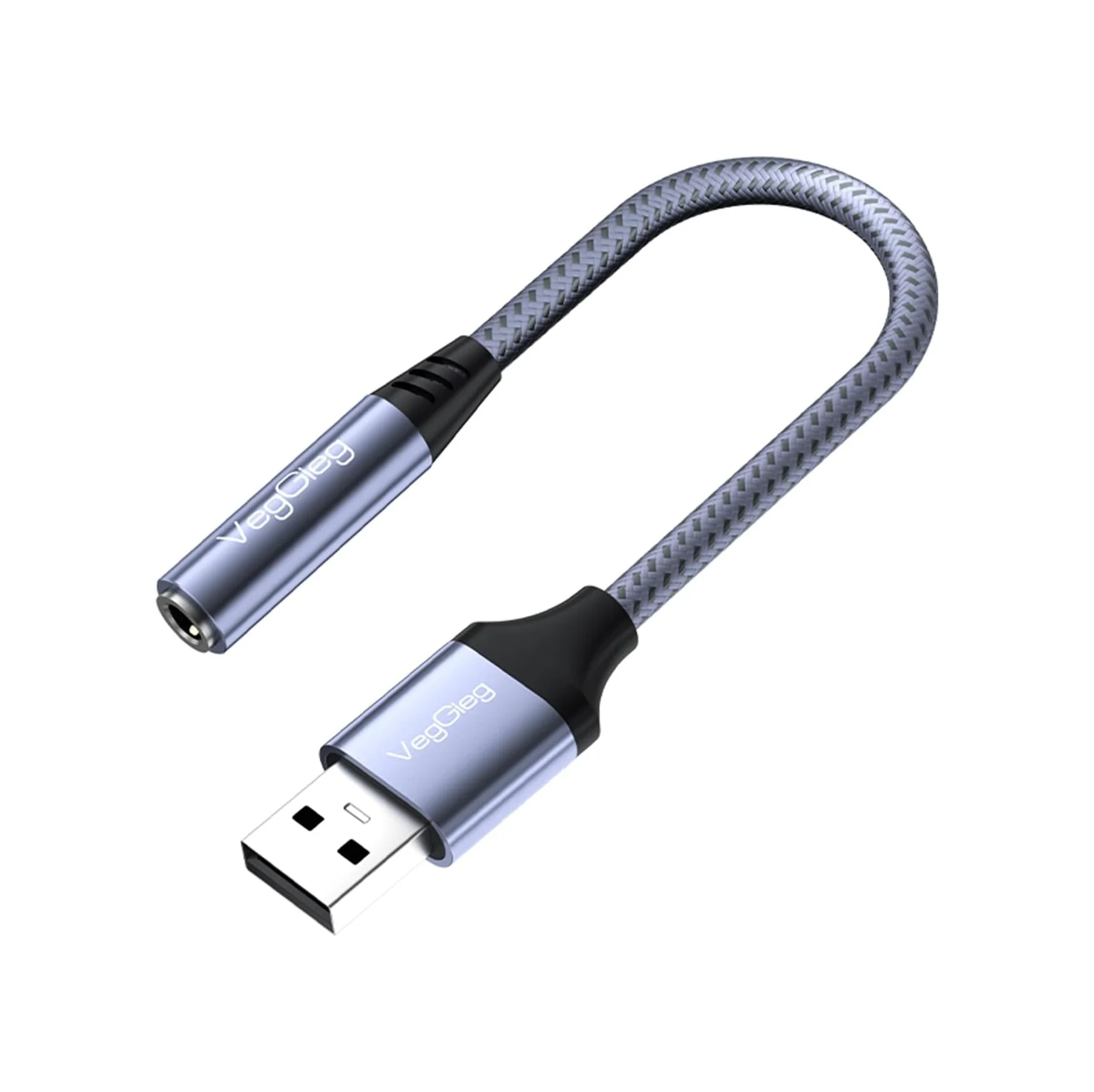 Lexroo Usb-a To 3.5mm Jack Aux Mikrofon Destekli Dac Chip Hifi Ses Kartı Lexroo Usb-a To 3.5mm Jack Aux Mikrofon Destekli Dac Chip Hifi Ses Kartı