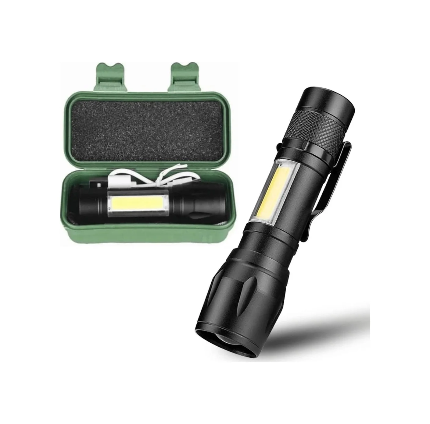 Lexroo Usb Şarjlı Mini El Feneri Çok Renkli Lexroo Usb Şarjlı Mini El Feneri Çok Renkli