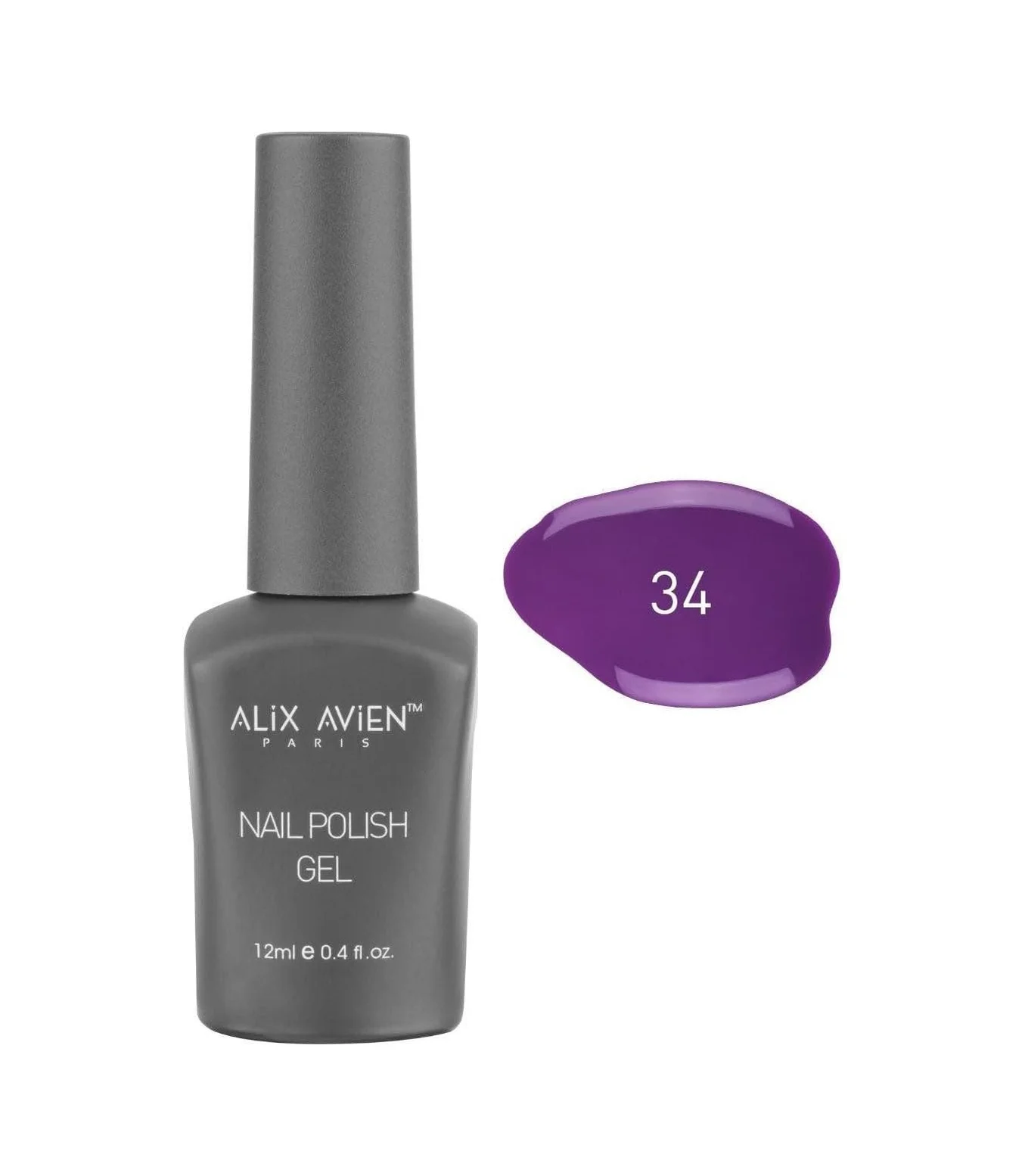 Lexroo Uv Kalıcı Koyu Mor Jel Oje 34 - Gel Polish - 12 Ml Lexroo Uv Kalıcı Koyu Mor Jel Oje 34 - Gel Polish - 12 Ml