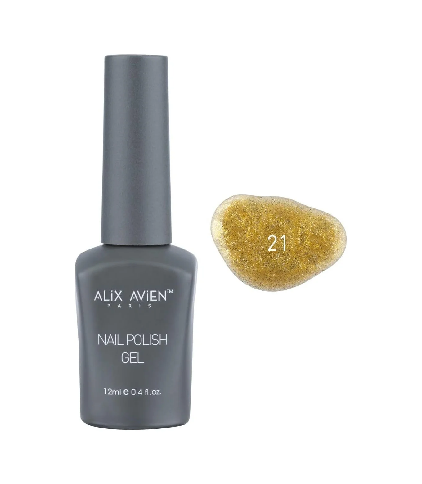 Lexroo Uv Kalıcı Sarı Simli Jel Oje 21 - Gel Polish - 12 Ml Lexroo Uv Kalıcı Sarı Simli Jel Oje 21 - Gel Polish - 12 Ml