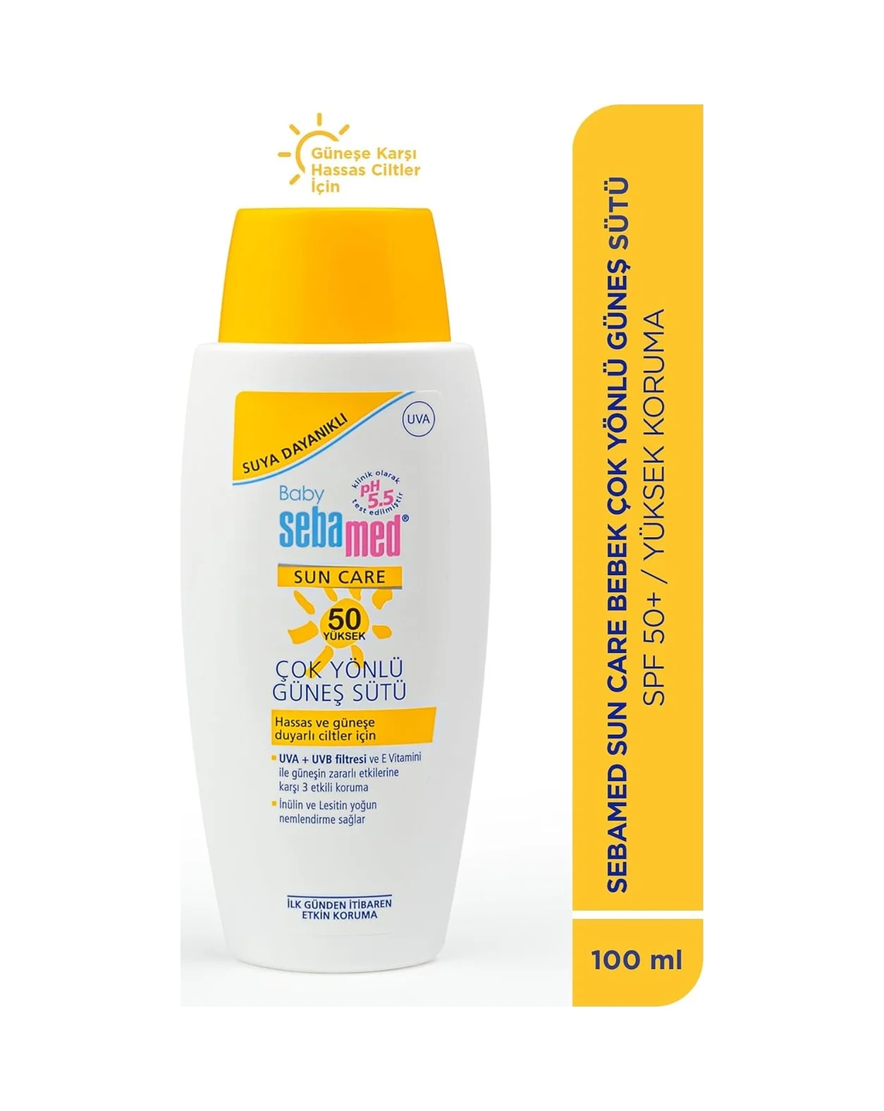 Lexroo Uva - Uvb Filtresi Ve E Vitamini Etkili Çok Yönlü Koruyucu Çocuk Güneş Sütü 50 Spf 100 Ml - Görsel 2