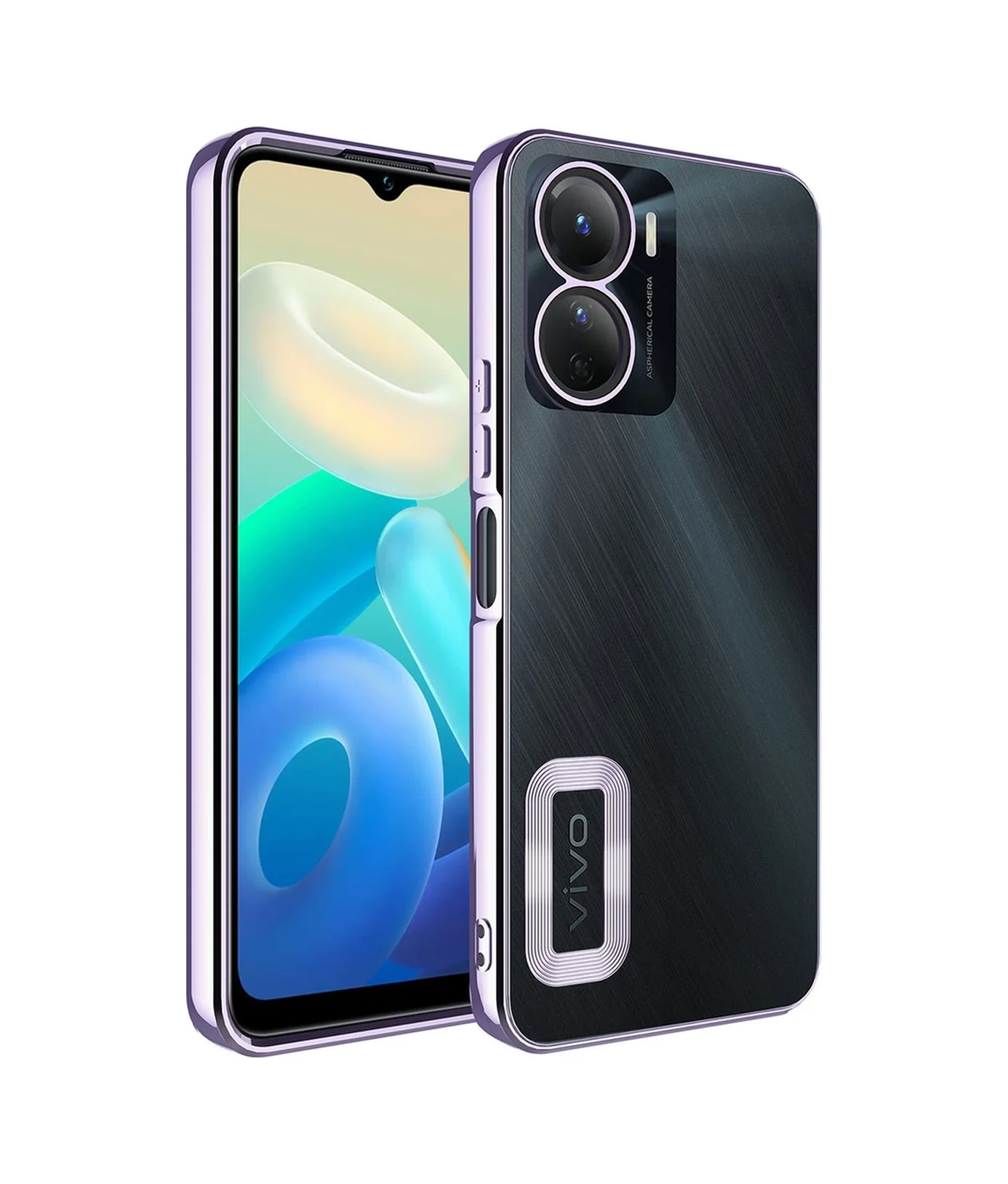 Lexroo Vivo Y16 Kılıf Kamera Korumalı Logo Gösteren Omega Kılıf - Lila Lexroo Vivo Y16 Kılıf Kamera Korumalı Logo Gösteren Omega Kılıf - Lila