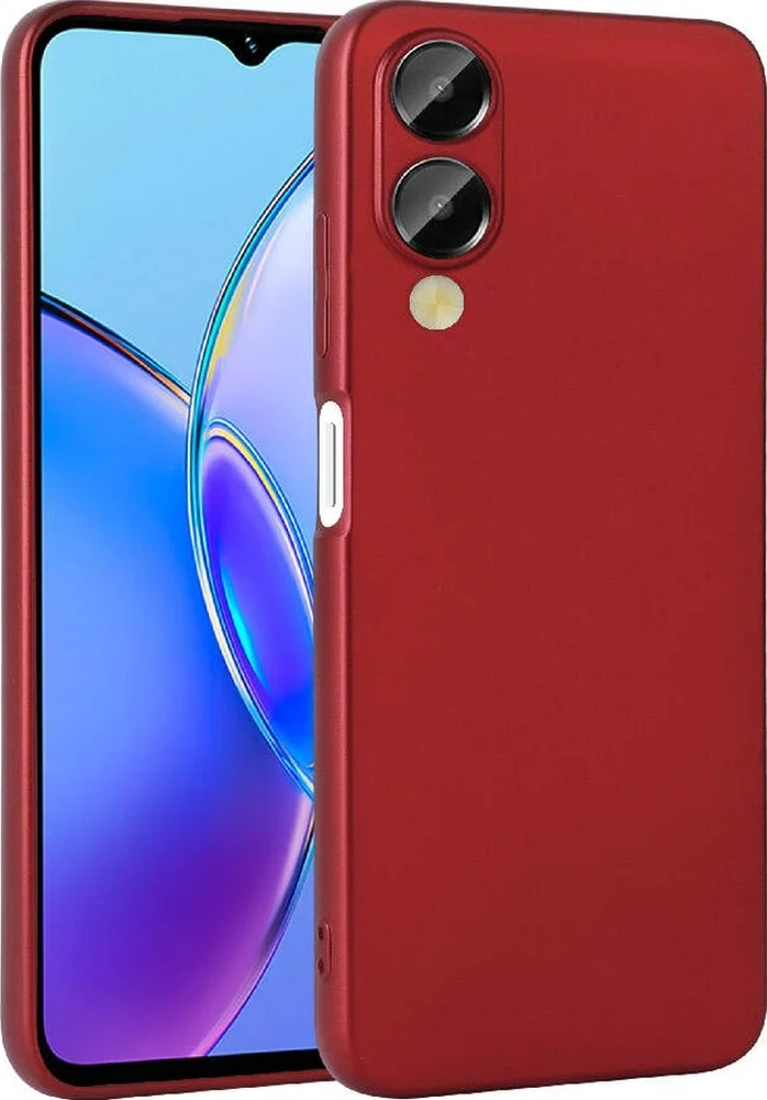 Lexroo Vivo Y17s Kılıf Premier Silikon Kılıf - Kırmızı Lexroo Vivo Y17s Kılıf Premier Silikon Kılıf - Kırmızı