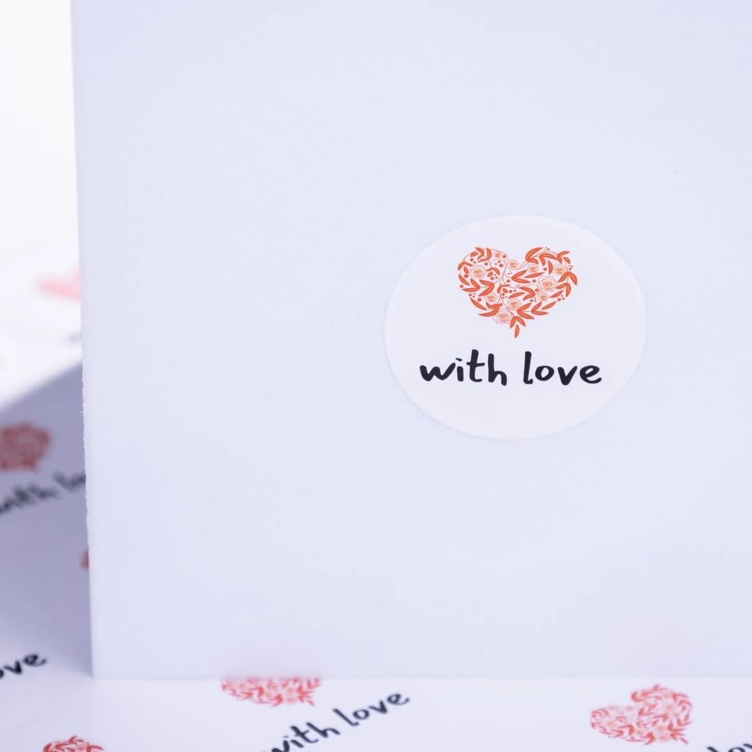 Lexroo With Love, Yazılı Sticker Seti, 700 Adet Çok Renkli Lexroo With Love, Yazılı Sticker Seti, 700 Adet Çok Renkli