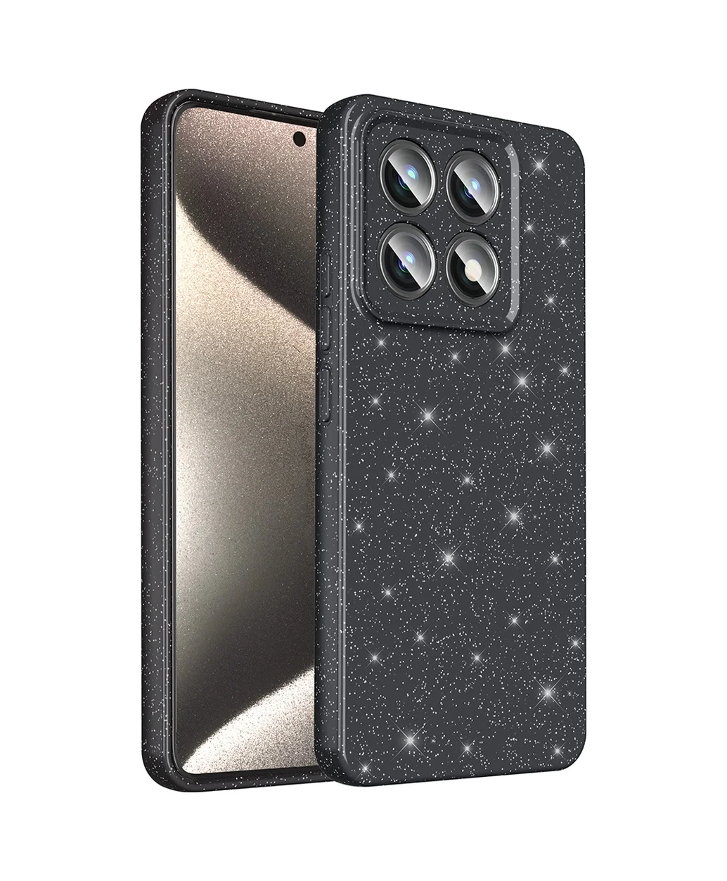 Lexroo Xiaomi 14t Pro Kılıf Kamera Korumalı Simli Lüks Koton Kılıf - Siyah Lexroo Xiaomi 14t Pro Kılıf Kamera Korumalı Simli Lüks Koton Kılıf - Siyah