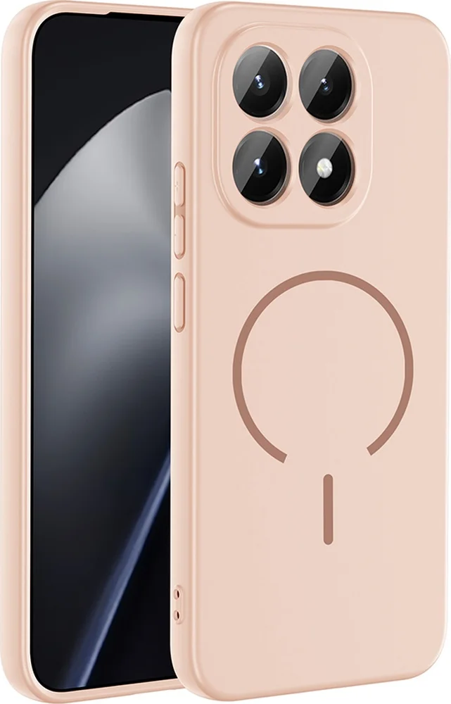 Lexroo Xiaomi 15t Kılıf M-safe Şarj Özellikli Meta Kılıf - Rose Pembe Lexroo Xiaomi 15t Kılıf M-safe Şarj Özellikli Meta Kılıf - Rose Pembe
