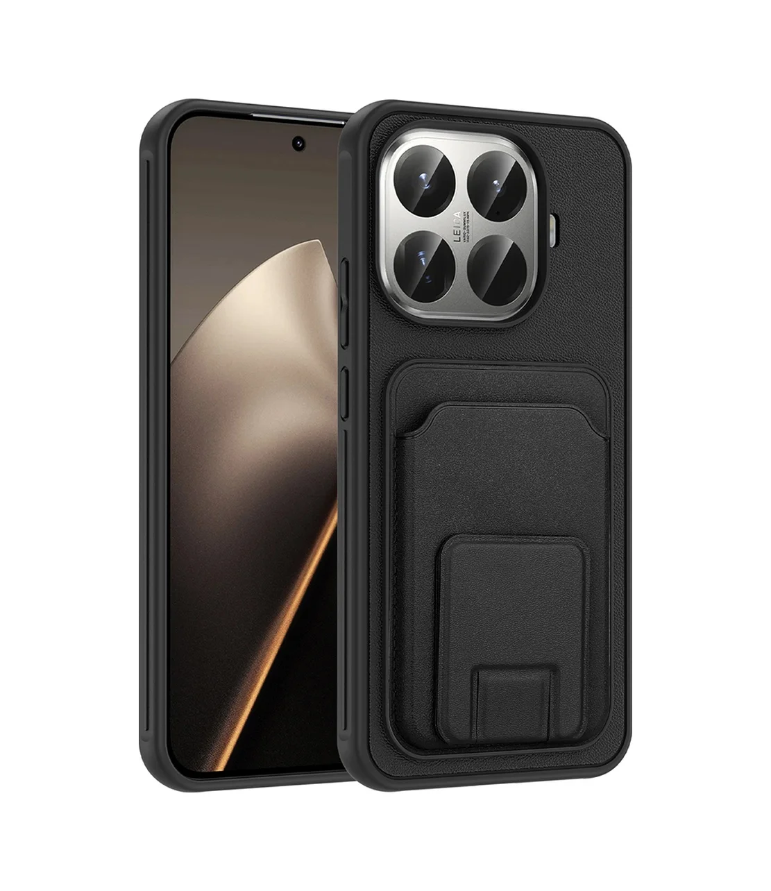 Lexroo Xiaomi 15t Pro Kılıf Kartlıklı Tpu Bikart Kılıf - Siyah Lexroo Xiaomi 15t Pro Kılıf Kartlıklı Tpu Bikart Kılıf - Siyah