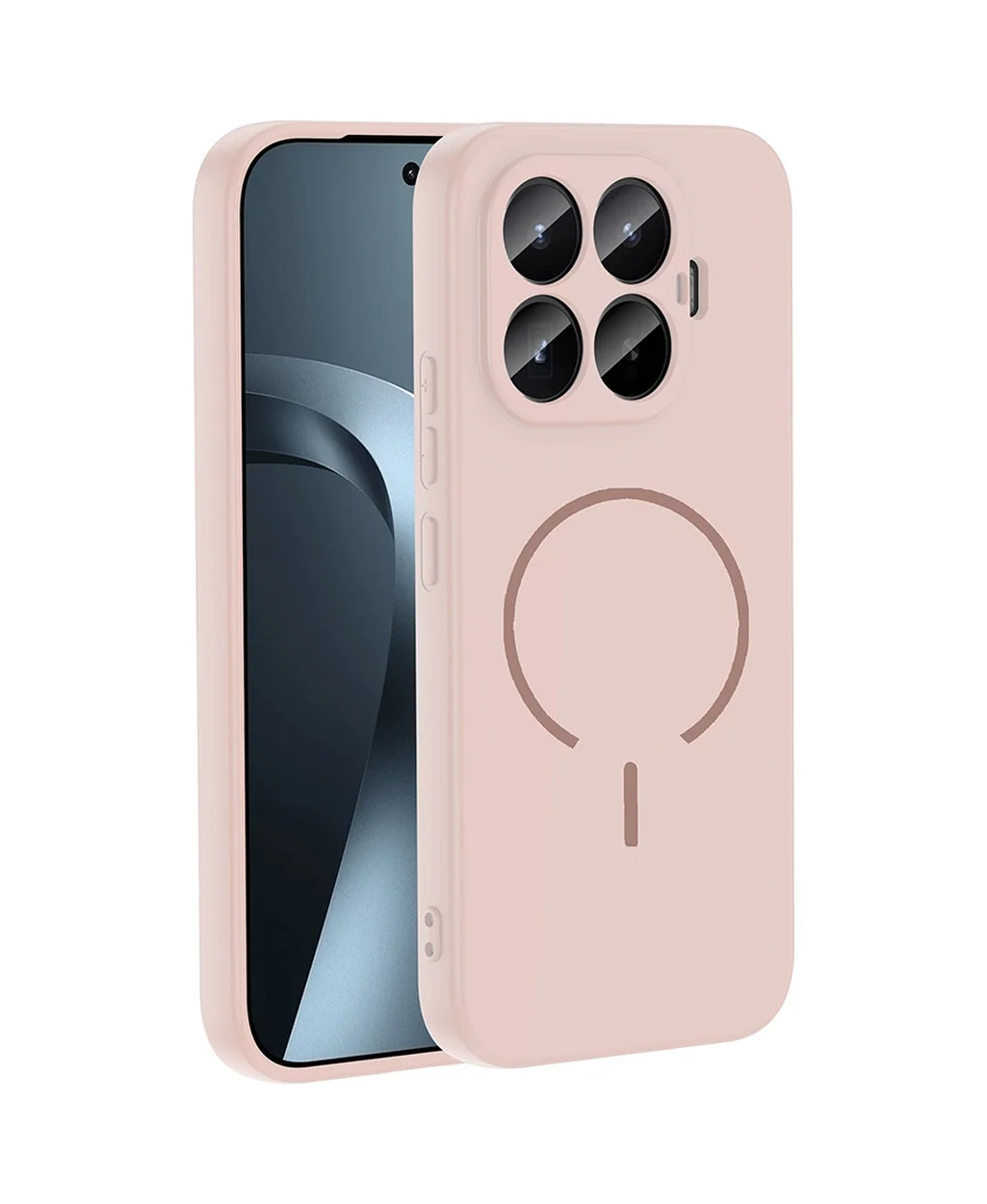 Lexroo Xiaomi 17t Kılıf M-safe Şarj Özellikli Meta Kılıf - Rose Pembe Lexroo Xiaomi 17t Kılıf M-safe Şarj Özellikli Meta Kılıf - Rose Pembe