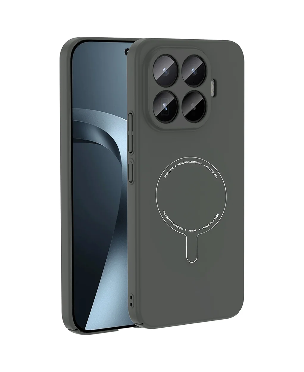 Lexroo Xiaomi 17t Kılıf M-safe Şarj Özellikli Kamera Korumalı Elio Sert Pc Kılıf - Siyah Lexroo Xiaomi 17t Kılıf M-safe Şarj Özellikli Kamera Korumalı Elio Sert Pc Kılıf - Siyah
