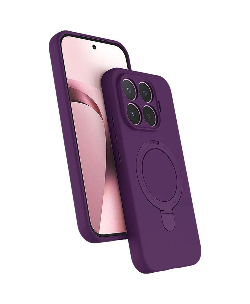 Lexroo Xiaomi 17t Pro Kılıf M-safe Şarj Özellikli Standlı Samara Kılıf - Derin Mor Lexroo Xiaomi 17t Pro Kılıf M-safe Şarj Özellikli Standlı Samara Kılıf - Derin Mor