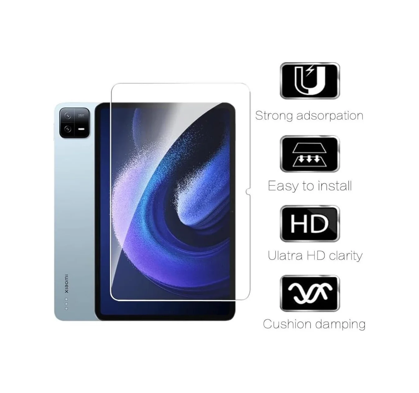Lexroo Xiaomi Pad 6 11 İnç İle Uyumlu Ekran Koruyucu 9h Temperli Kırılmaz Esnek Nano Cam Lexroo Xiaomi Pad 6 11 İnç İle Uyumlu Ekran Koruyucu 9h Temperli Kırılmaz Esnek Nano Cam