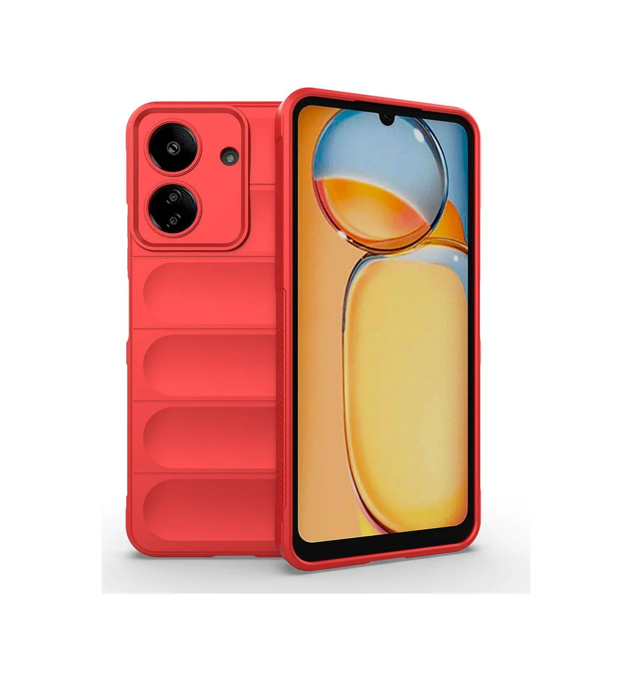 Lexroo Xiaomi Poco C65 Kılıf Esnek Tpu Oyuklu Arka Yüzey Tasarımlı Etnik Silikon Kılıf - Kırmızı Lexroo Xiaomi Poco C65 Kılıf Esnek Tpu Oyuklu Arka Yüzey Tasarımlı Etnik Silikon Kılıf - Kırmızı