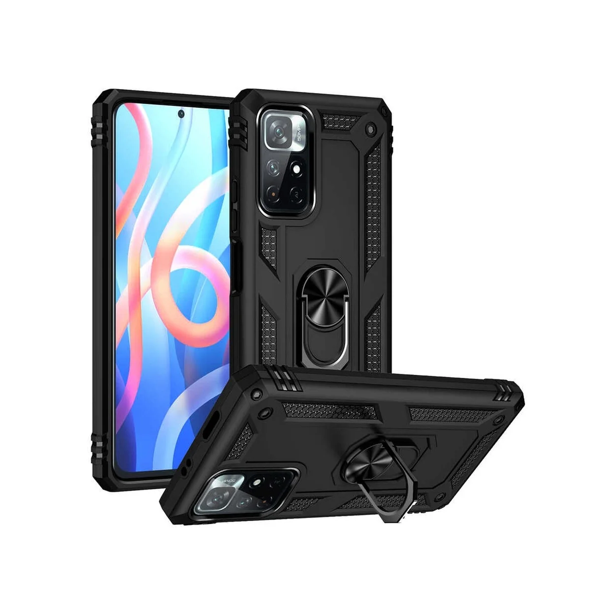 Lexroo Xiaomi Poco M4 Pro 5g Kılıf Vega Kılıf - Siyah Lexroo Xiaomi Poco M4 Pro 5g Kılıf Vega Kılıf - Siyah
