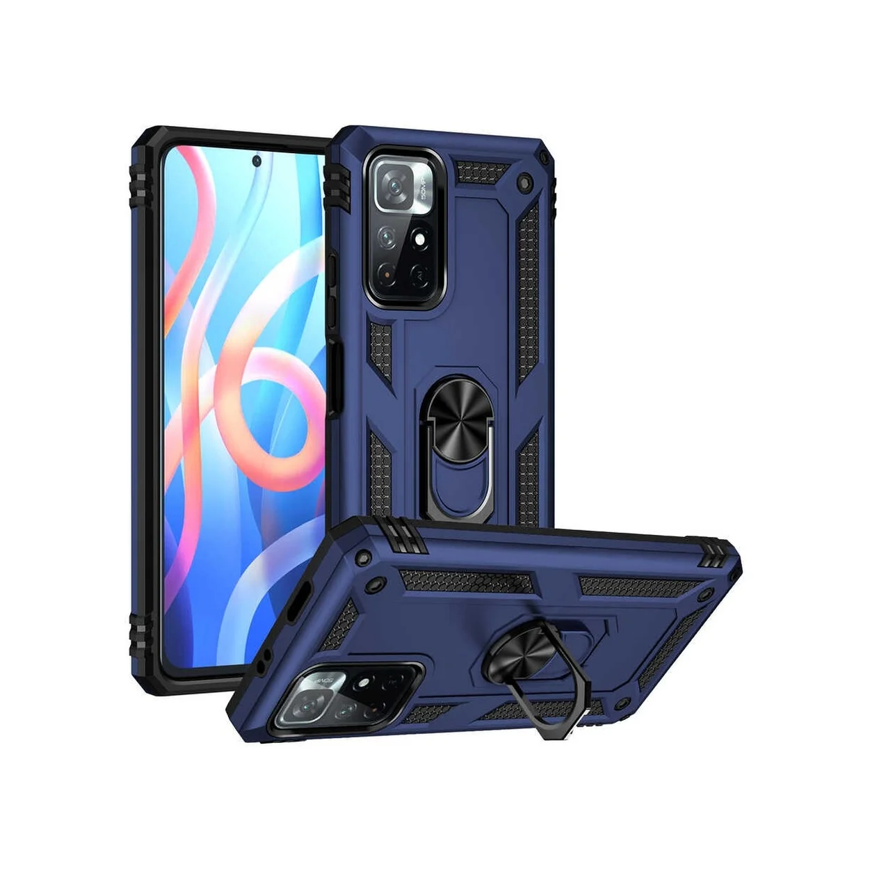 Lexroo Xiaomi Poco M4 Pro 5g Kılıf Vega Kılıf - Mavi Lexroo Xiaomi Poco M4 Pro 5g Kılıf Vega Kılıf - Mavi