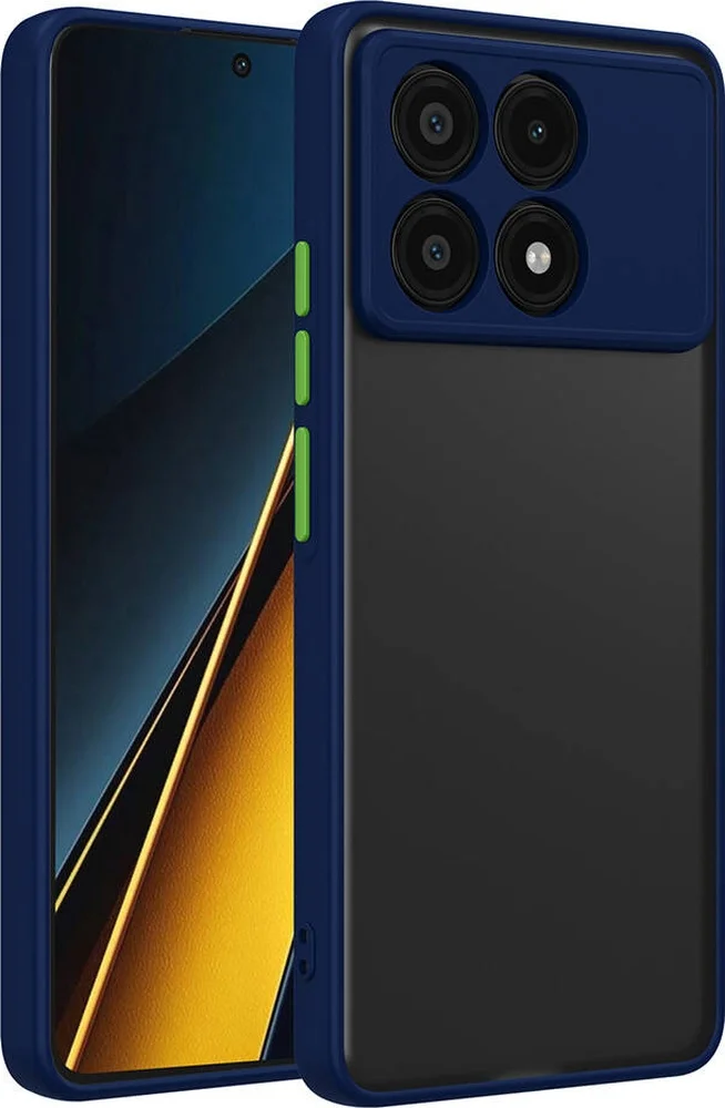 Lexroo Xiaomi Poco X6 Pro Kılıf Hux Kılıf - Lacivert Lexroo Xiaomi Poco X6 Pro Kılıf Hux Kılıf - Lacivert