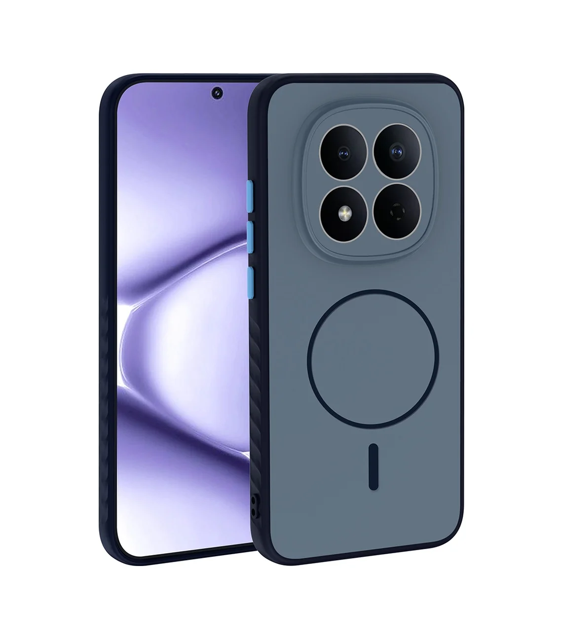 Lexroo Xiaomi Redmi Note 15 Pro Kılıf M-safe Şarj Özellikli Tea Kılıf - Lacivert Lexroo Xiaomi Redmi Note 15 Pro Kılıf M-safe Şarj Özellikli Tea Kılıf - Lacivert