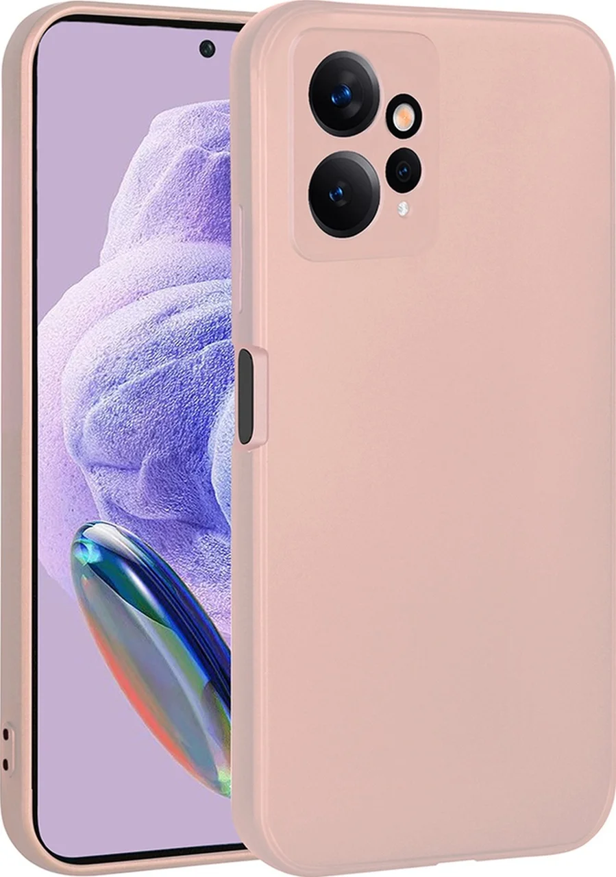 Lexroo Xiaomi Redmi Note 12 4g Kılıf Premier Silikon Kılıf - Rose Gold Lexroo Xiaomi Redmi Note 12 4g Kılıf Premier Silikon Kılıf - Rose Gold