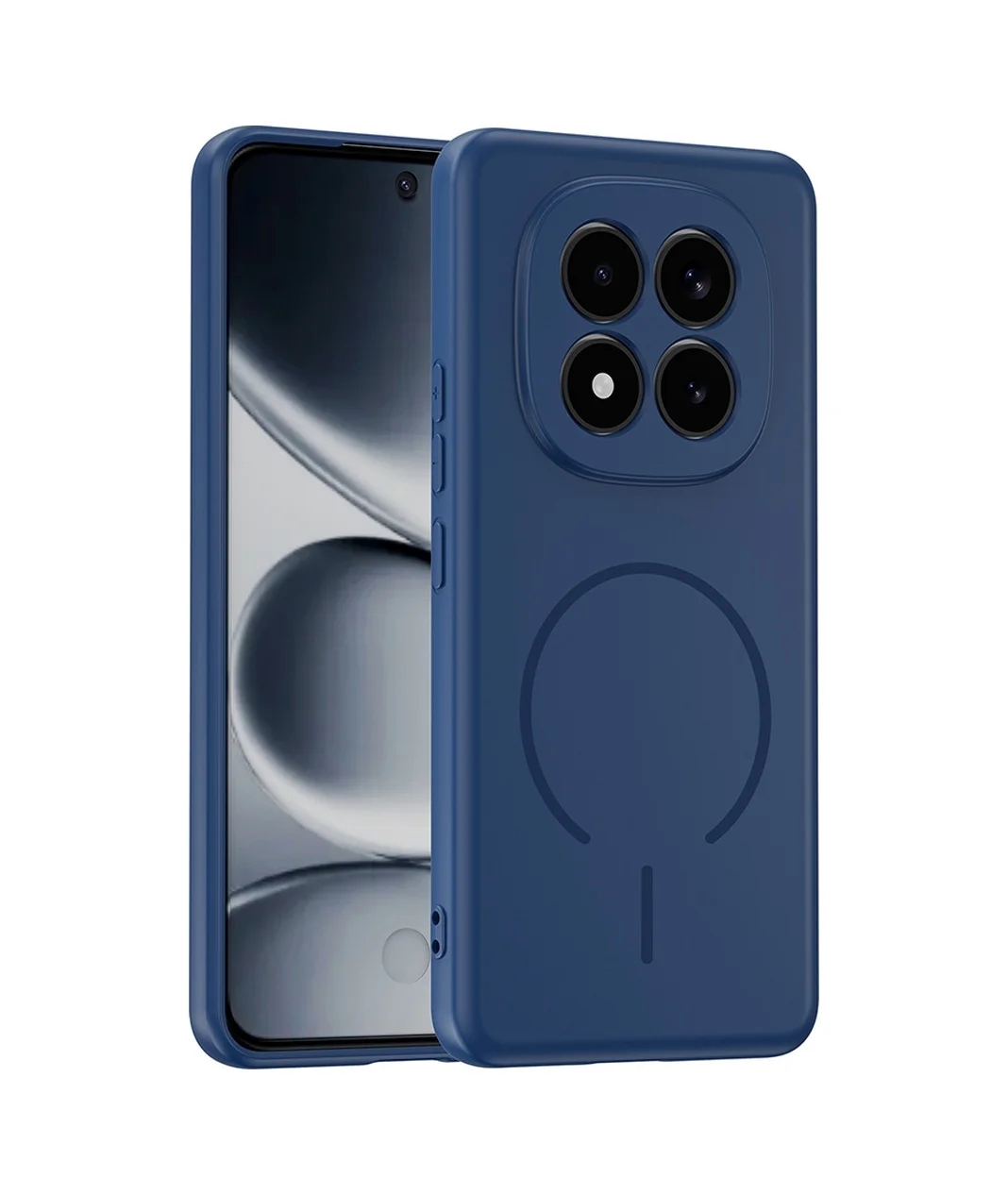 Lexroo Xiaomi Redmi Note 15 Pro 4g Kılıf M-safe Şarj Özellikli Meta Kılıf - Lacivert Lexroo Xiaomi Redmi Note 15 Pro 4g Kılıf M-safe Şarj Özellikli Meta Kılıf - Lacivert