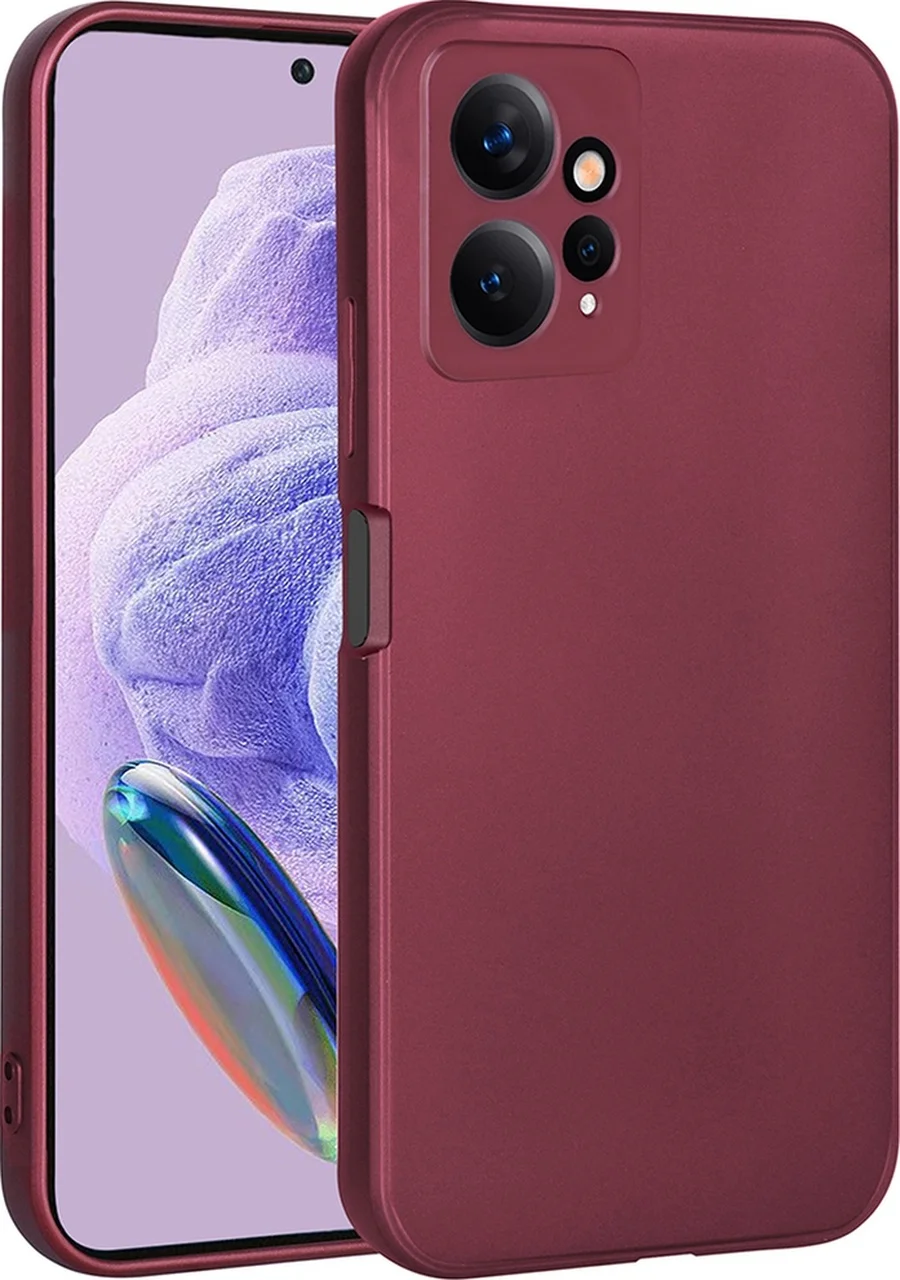 Lexroo Xiaomi Redmi Note 12 4g Kılıf Premier Silikon Kılıf - Mürdüm Çok Renkli Lexroo Xiaomi Redmi Note 12 4g Kılıf Premier Silikon Kılıf - Mürdüm Çok Renkli