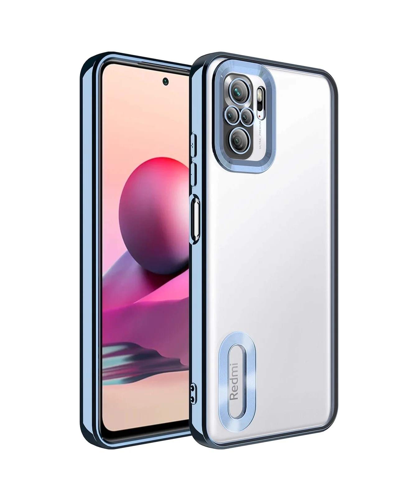 Lexroo Xiaomi Redmi Note 10s Kılıf Kamera Korumalı Logo Gösteren Omega Kılıf - Sierra Mavi Lexroo Xiaomi Redmi Note 10s Kılıf Kamera Korumalı Logo Gösteren Omega Kılıf - Sierra Mavi