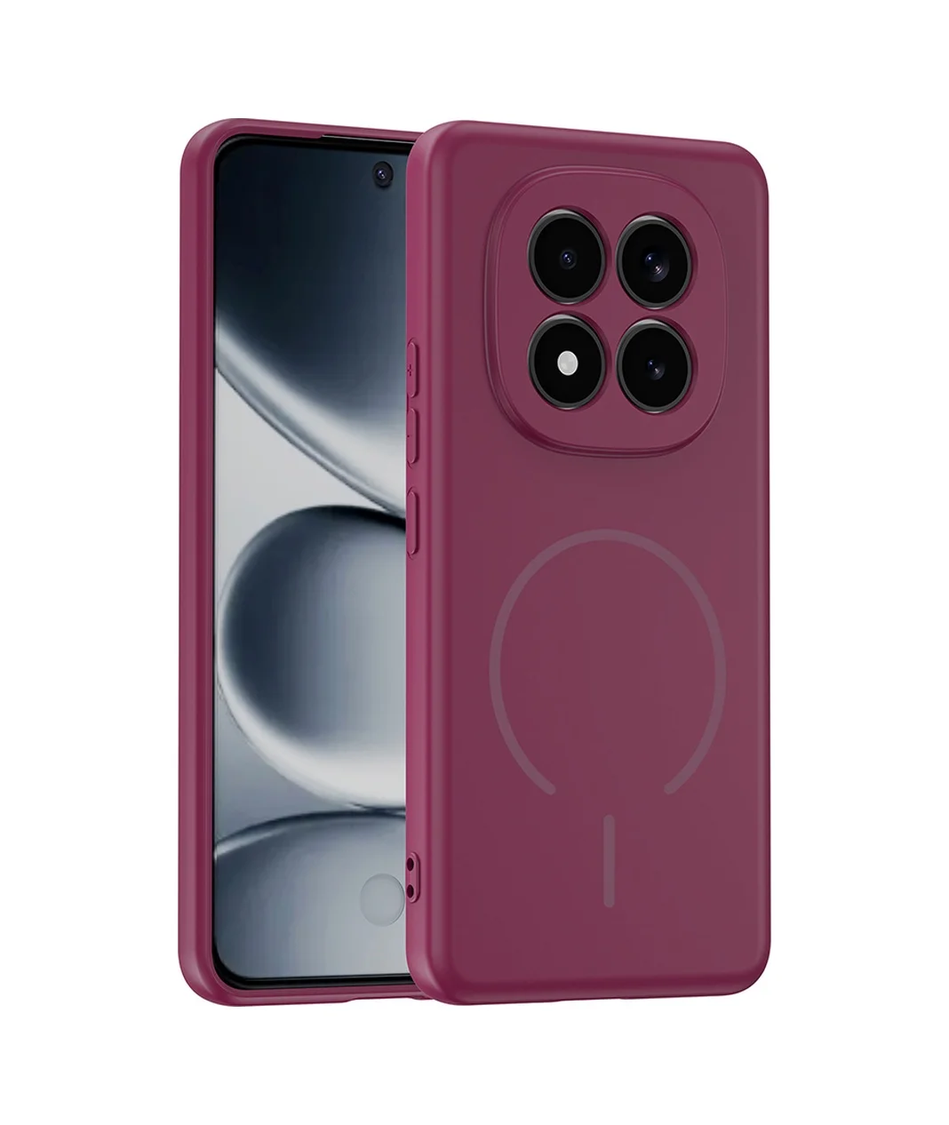 Lexroo Xiaomi Redmi Note 15 Pro 4g Kılıf M-safe Şarj Özellikli Meta Kılıf - Mürdüm Çok Renkli Lexroo Xiaomi Redmi Note 15 Pro 4g Kılıf M-safe Şarj Özellikli Meta Kılıf - Mürdüm Çok Renkli