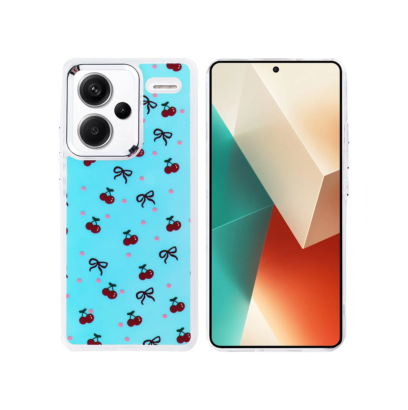 Lexroo Xiaomi Redmi Note 13 Pro Plus 5g Kılıf Airbag Tasarımlı Hadra Kılıf - Kiraz Çok Renkli Lexroo Xiaomi Redmi Note 13 Pro Plus 5g Kılıf Airbag Tasarımlı Hadra Kılıf - Kiraz Çok Renkli