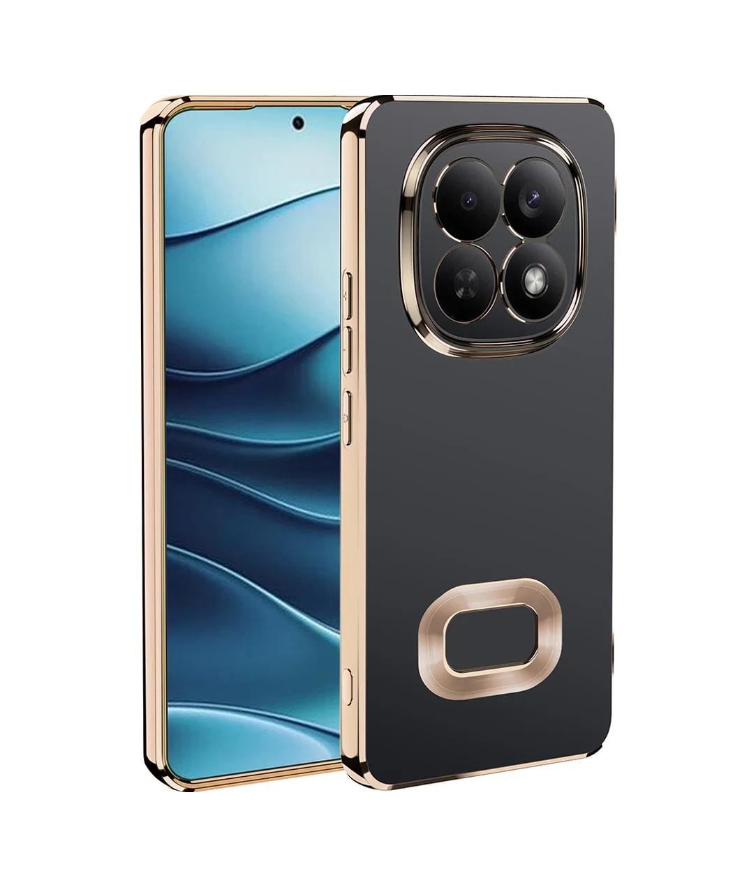 Lexroo Xiaomi Redmi Note 15 5g Kılıf Kamera Korumalı Logo Gösteren Omega Kılıf - Gold Lexroo Xiaomi Redmi Note 15 5g Kılıf Kamera Korumalı Logo Gösteren Omega Kılıf - Gold