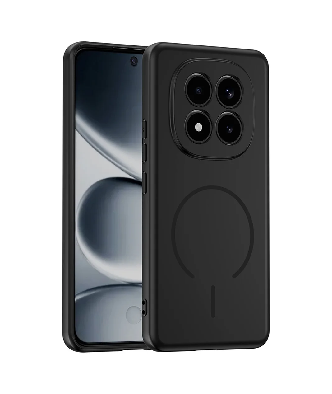 Lexroo Xiaomi Redmi Note 15 Pro Plus Kılıf M-safe Şarj Özellikli Meta Kılıf - Siyah Lexroo Xiaomi Redmi Note 15 Pro Plus Kılıf M-safe Şarj Özellikli Meta Kılıf - Siyah