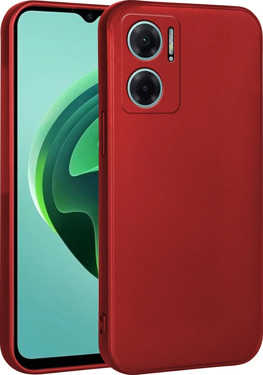 Lexroo Xiaomi Redmi Note 11e Kılıf Biye Silikon - Kırmızı Lexroo Xiaomi Redmi Note 11e Kılıf Biye Silikon - Kırmızı