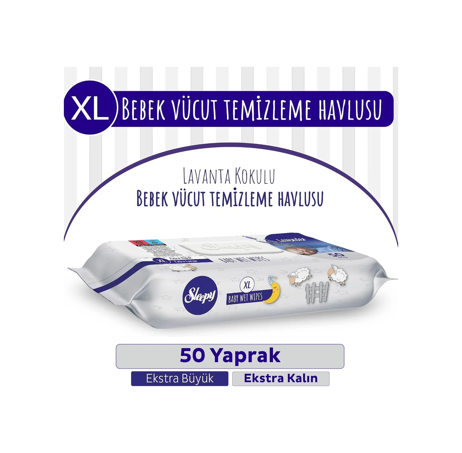 Lexroo Xl Lavanta Kokulu Bebek Vücut Temizleme Havlusu 50 Yaprak 1000'li Set Lexroo Xl Lavanta Kokulu Bebek Vücut Temizleme Havlusu 50 Yaprak 1000'li Set