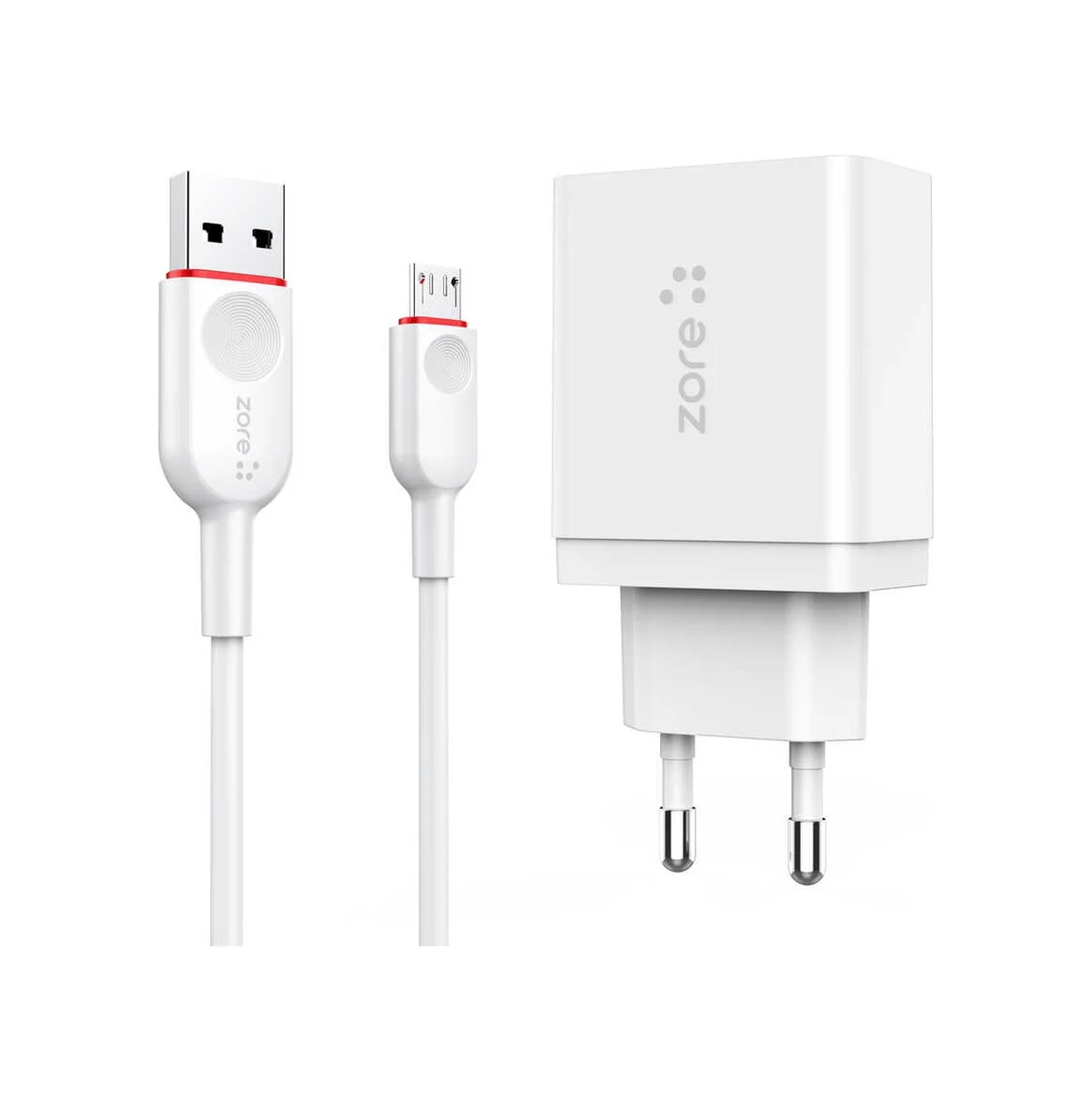 Lexroo Xmac Serisi Zr-x2 Micro 2 İn 1 Şarj Seti - Beyaz Lexroo Xmac Serisi Zr-x2 Micro 2 İn 1 Şarj Seti - Beyaz