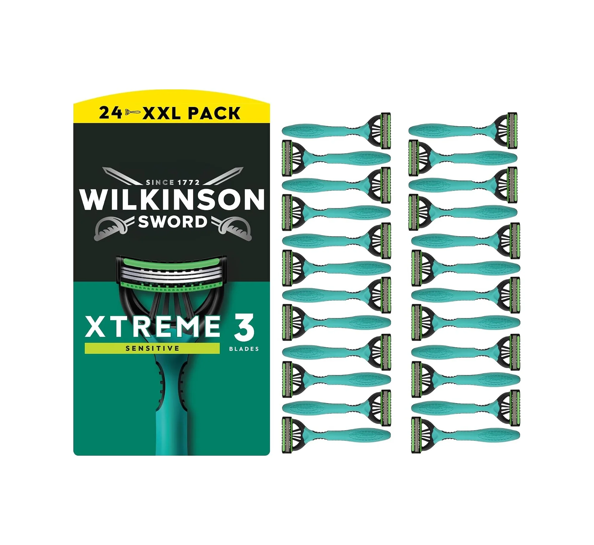 Lexroo Xtreme 3 Sensitive - 16 + 8'li Paket Erkek Jileti Lexroo Xtreme 3 Sensitive - 16 + 8'li Paket Erkek Jileti