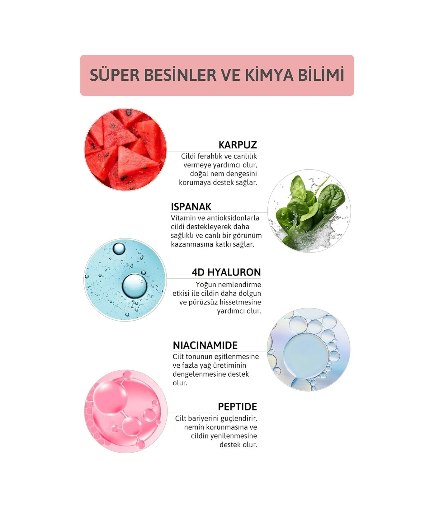 Lexroo Yoğun Nemlendirici, Onarıcı, Aydınlatıcı Hyaluronik Asit Cilt Bakım Peptit Serum Niacinamide Lexroo Yoğun Nemlendirici, Onarıcı, Aydınlatıcı Hyaluronik Asit Cilt Bakım Peptit Serum Niacinamide