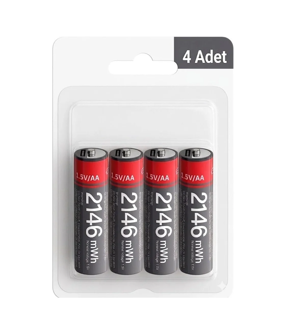 Lexroo Yp88 4 Adet Şarj Edilebilir Yüksek Verimli 1430 Mah 1.5v Aa Pil - Siyah Lexroo Yp88 4 Adet Şarj Edilebilir Yüksek Verimli 1430 Mah 1.5v Aa Pil - Siyah