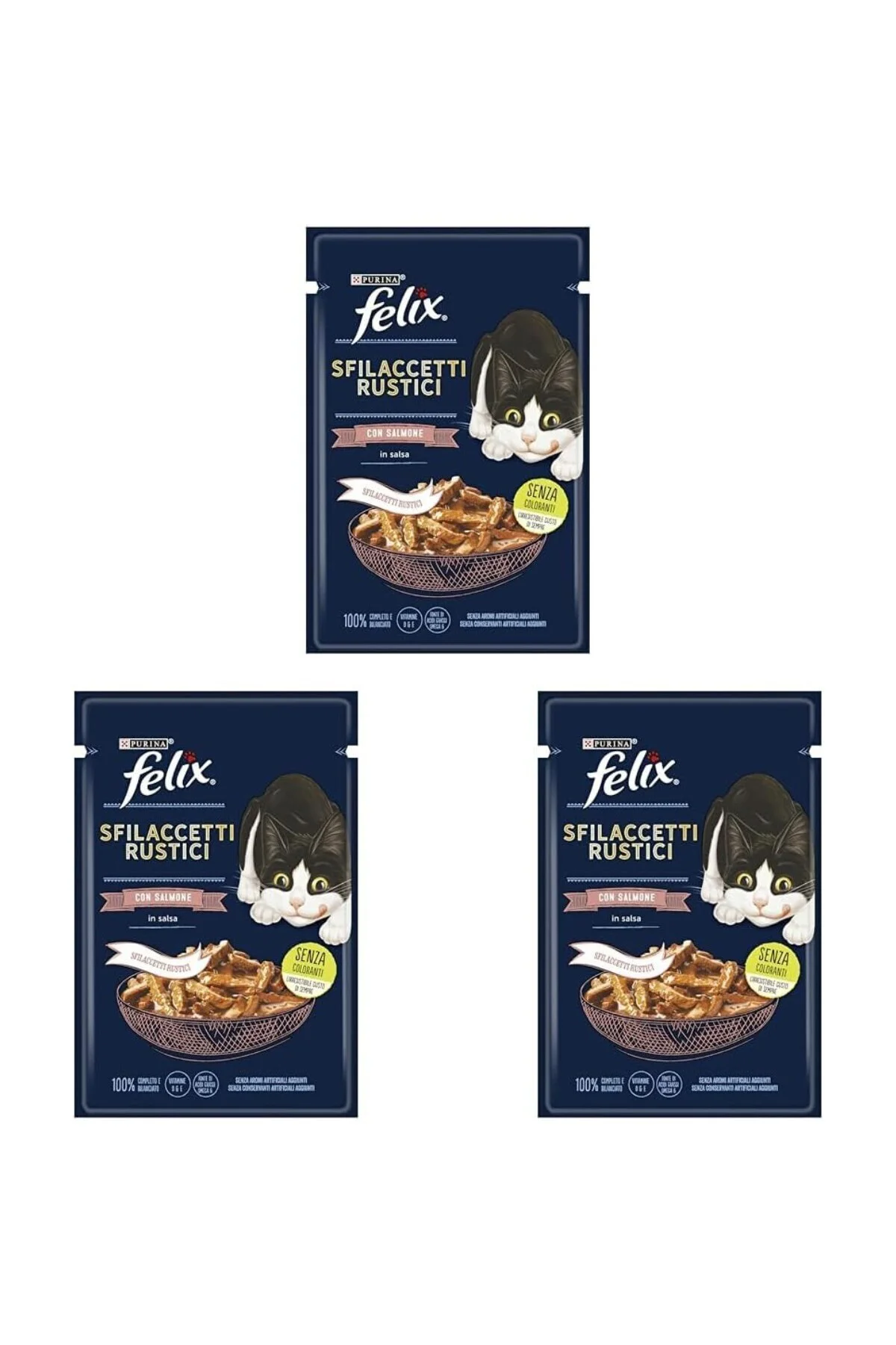 Lezzetli Dilimler Somonlu 80 Gr Tekli Paket 3lü paket