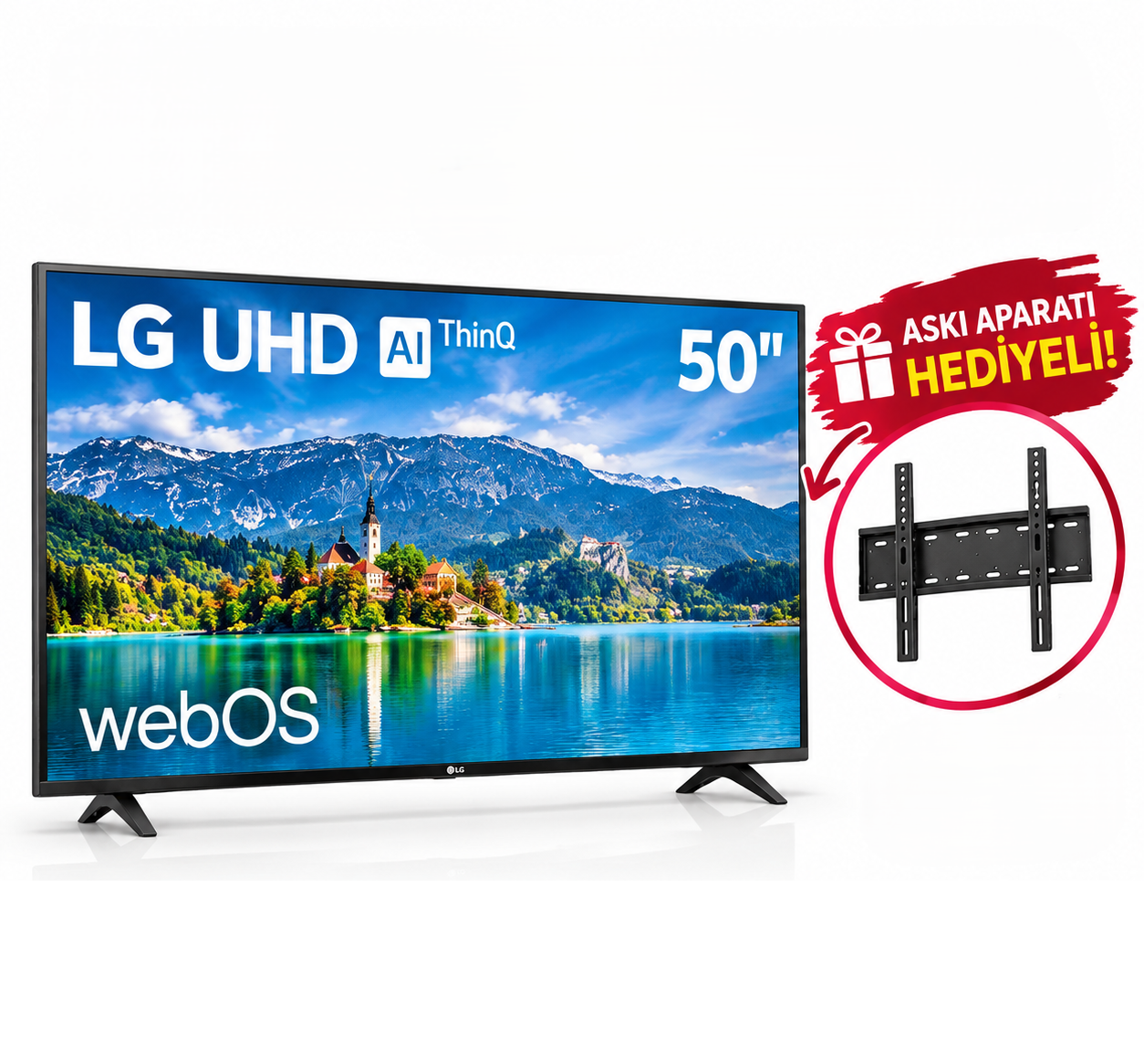 LG 50NU8E0B3LA 4K Ultra HD 50" 127 Ekran Uydu Alıcılı webOS Smart LED TV Askı Aparatı Hediyeli LG 50NU8E0B3LA 4K Ultra HD 50" 127 Ekran Uydu Alıcılı webOS Smart LED TV Askı Aparatı Hediyeli
