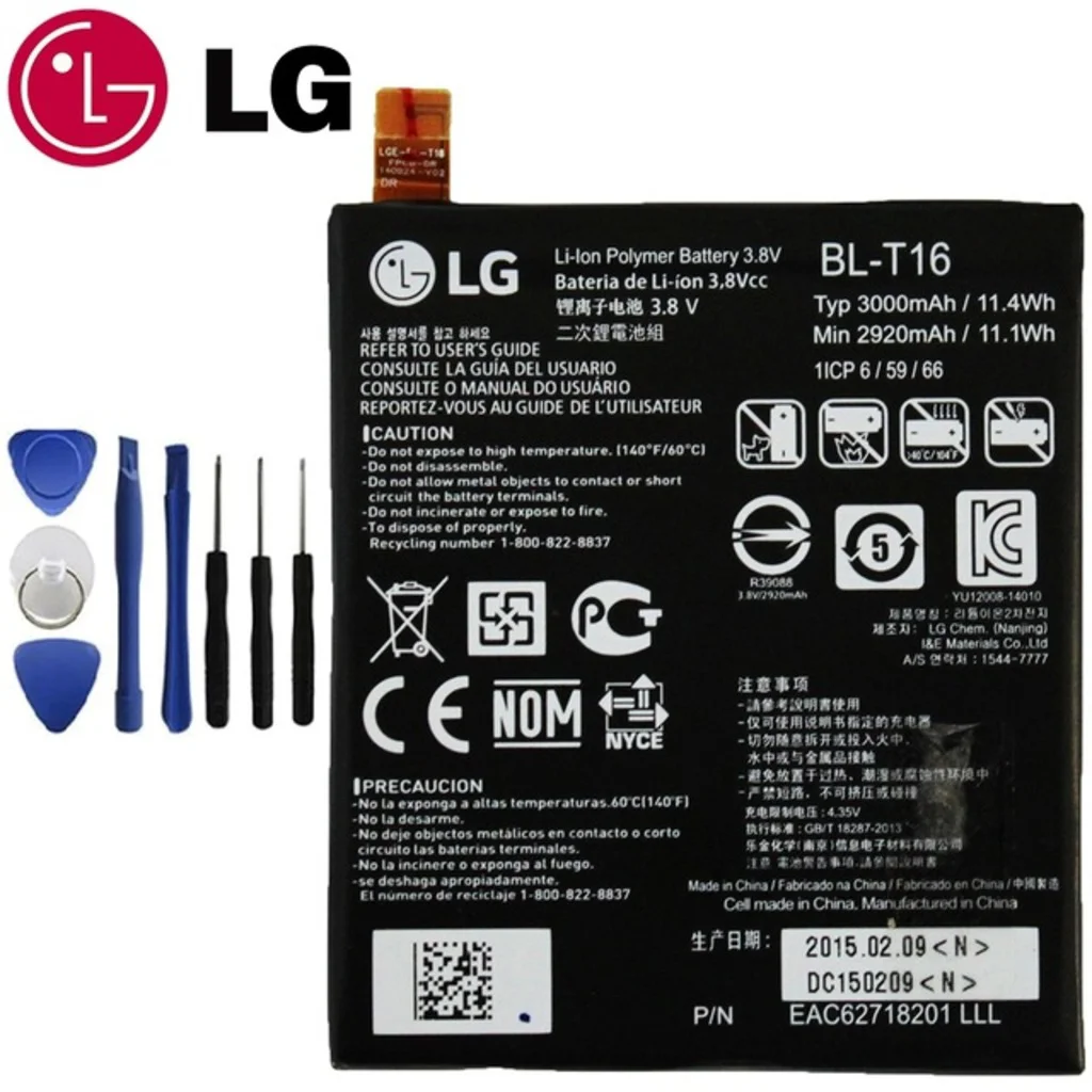 Lg G Flex 2 Batarya Pil Bl-T16 H955 Tamir Seti İthal