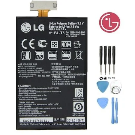 Lg Google Nexus 4 Pil Batarya E960 BL-T5 ve Tamir seti Lg Google Nexus 4 Pil Batarya E960 BL-T5 ve Tamir seti